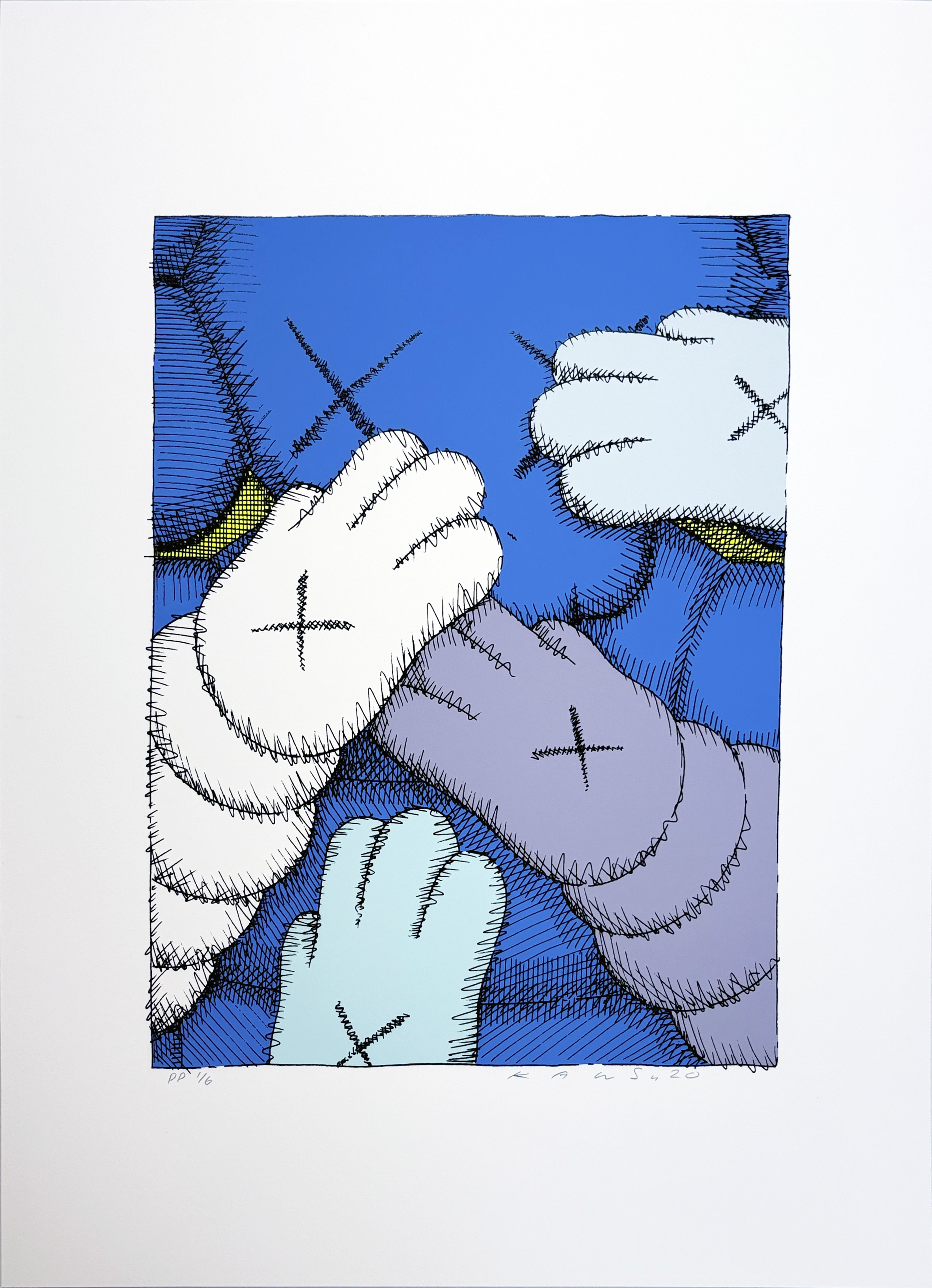 真作保証 KAWS カウズ URGE シルクスクリーン KAWS | Untitled V (Urge) 2020 Silkscreen