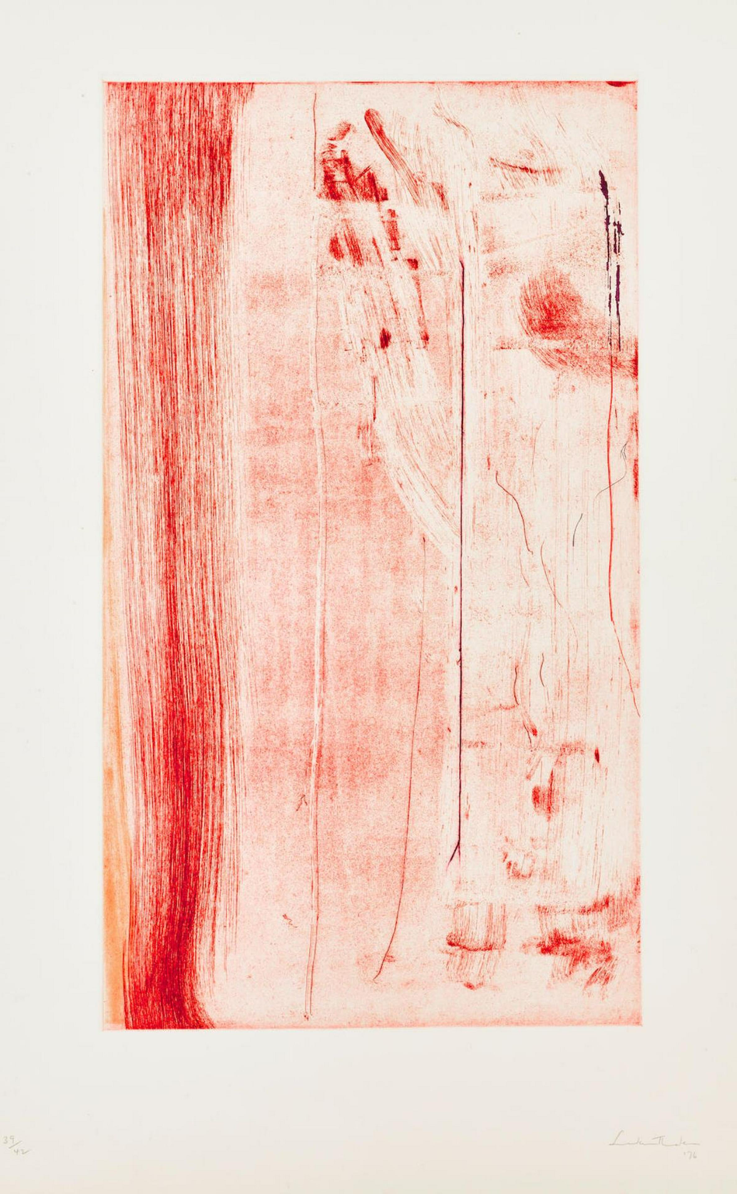 Helen Frankenthaler – Pompeii Forte, 1976-82 – Grabado Aguatinta