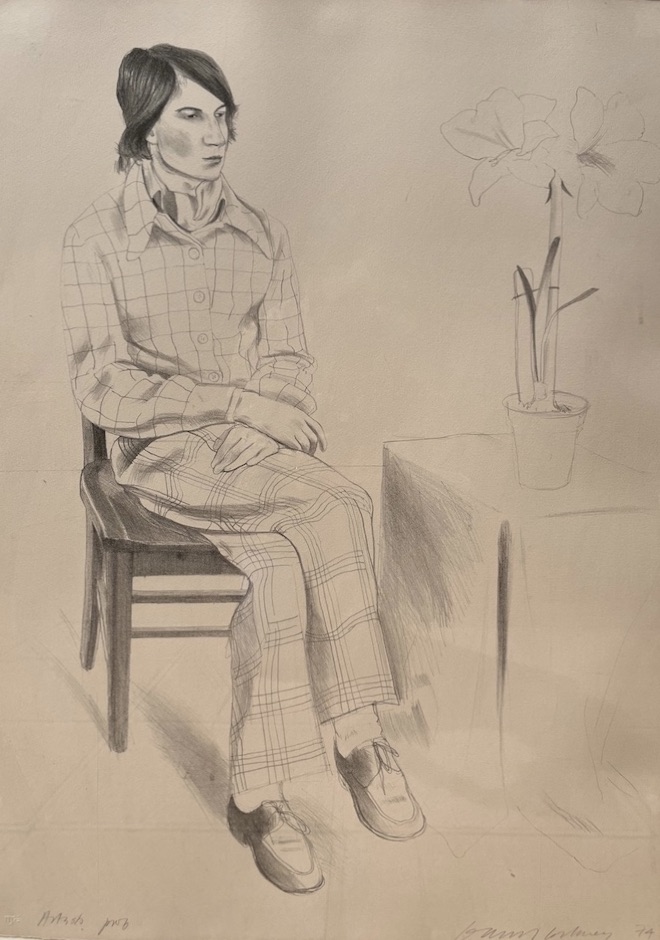 David Hockney – Yves Marie, 1974 – Lithographie