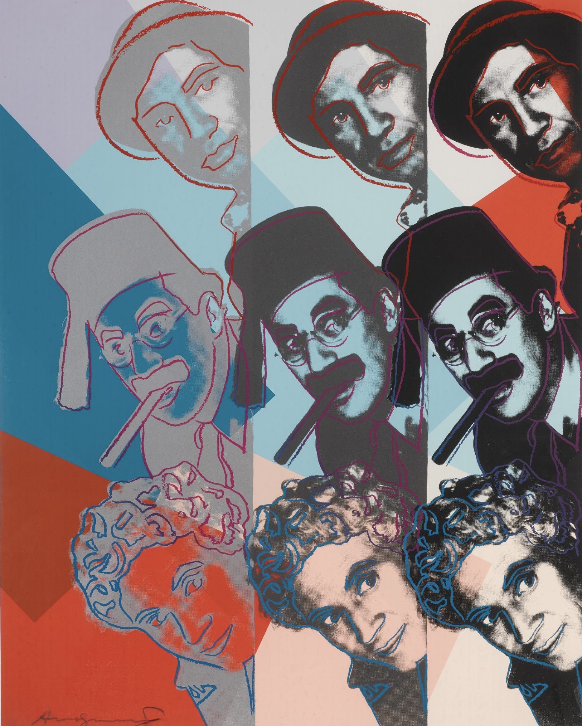 Andy Warhol – The Marx Brothers (F. & S. II.232), 1980 – Serigrafía