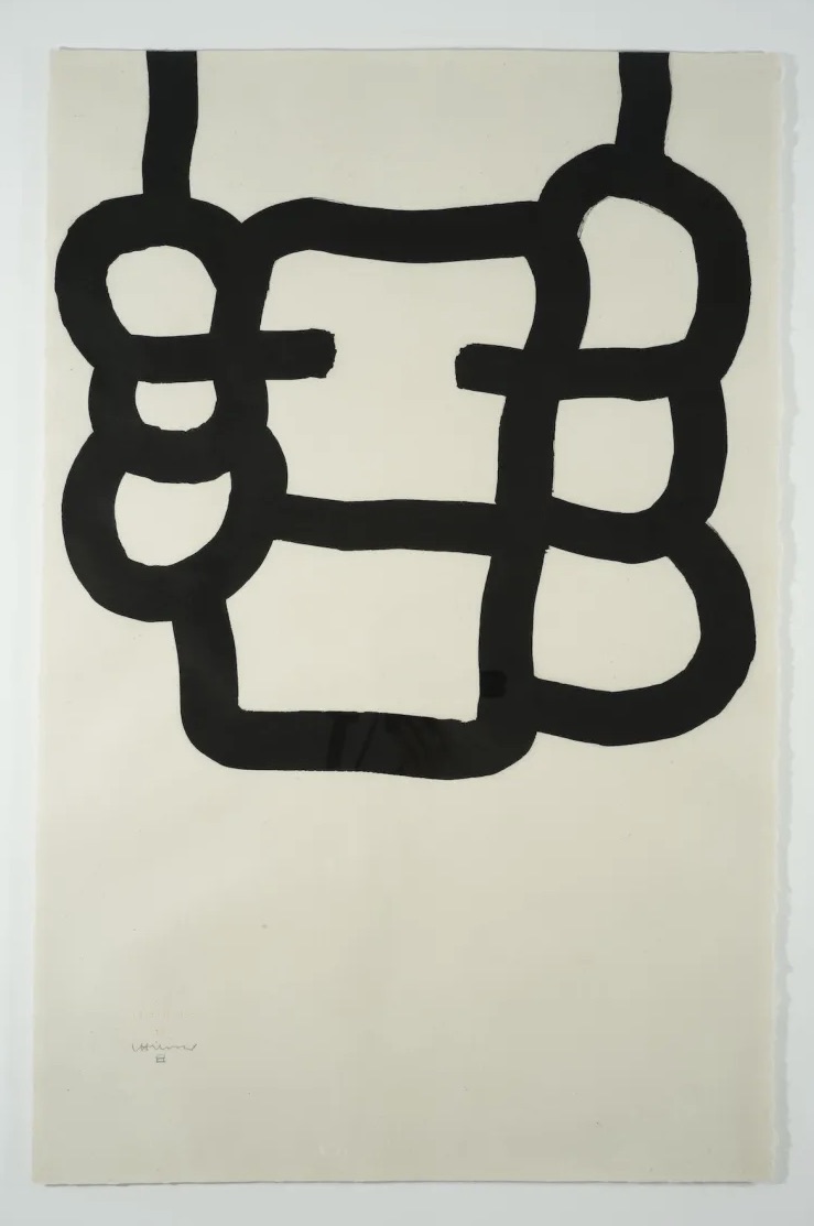 Eduardo Chillida – Untitled (Drawing), 1985 – Tinta