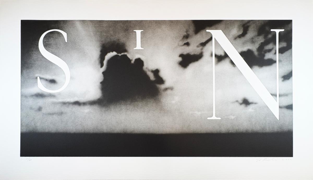 Ed Ruscha – Sin - Without, 2002 – Lithografie