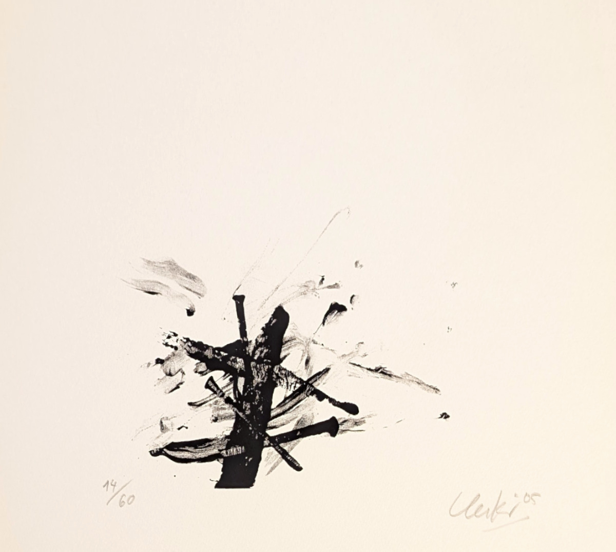 Gunther Uecker – Sarajewo 6, 2005 – Sérigraphie (Screen-print)