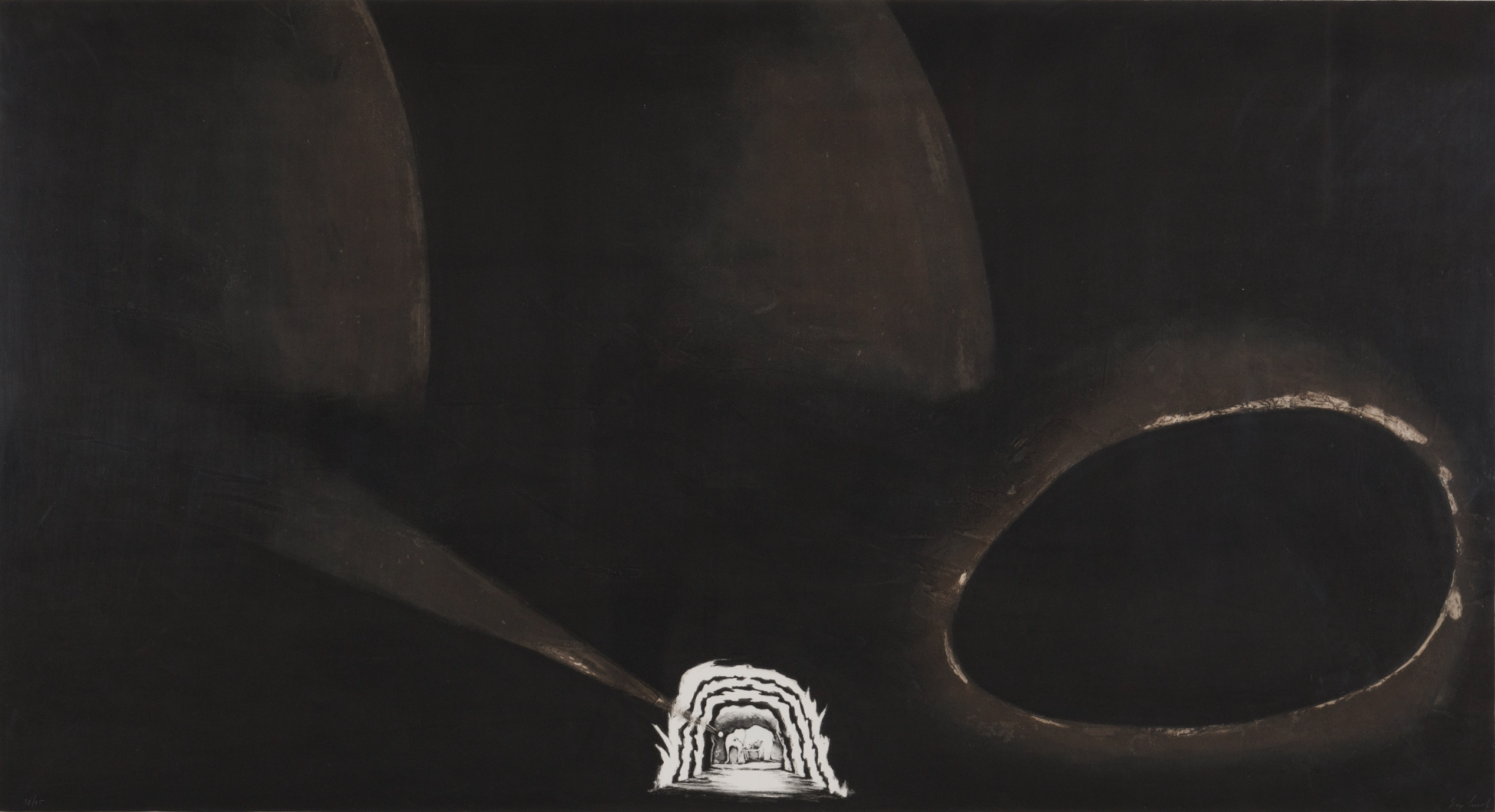 Enzo Cucchi – L'elefante di Giotto, 1986 – Mixed média