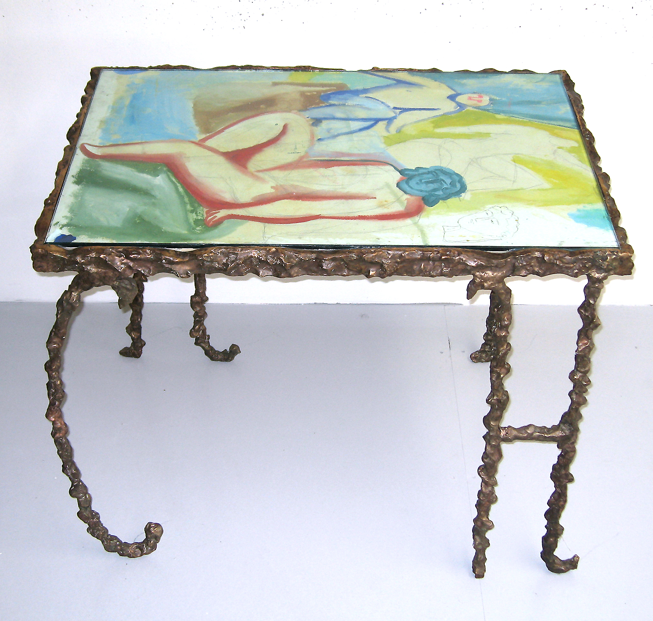 Sandro Chia – Senza titolo (Tavolo), 2001 – Técnica mixta