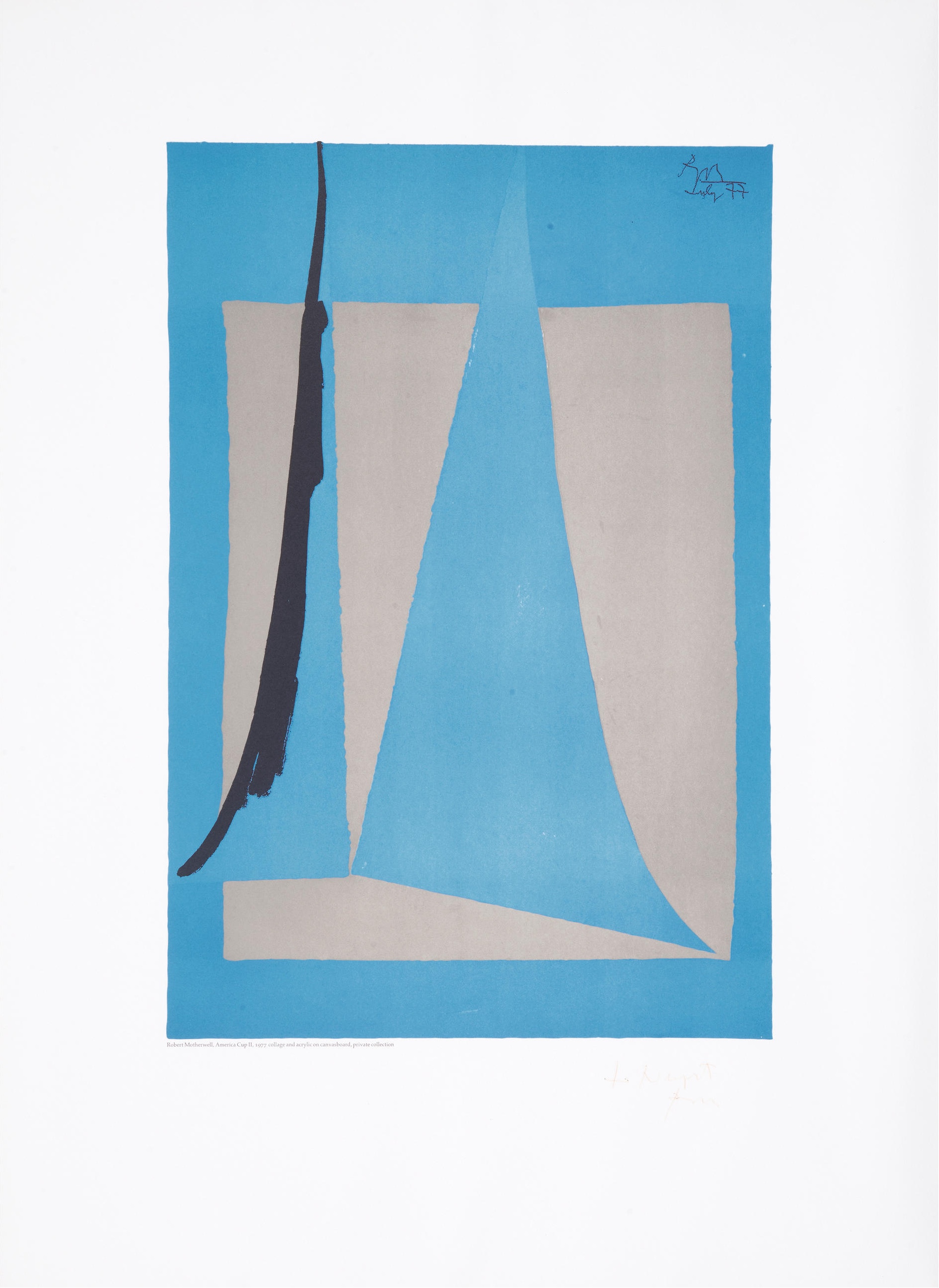 Robert Motherwell – Newport Opera, 1979 – Offset Print