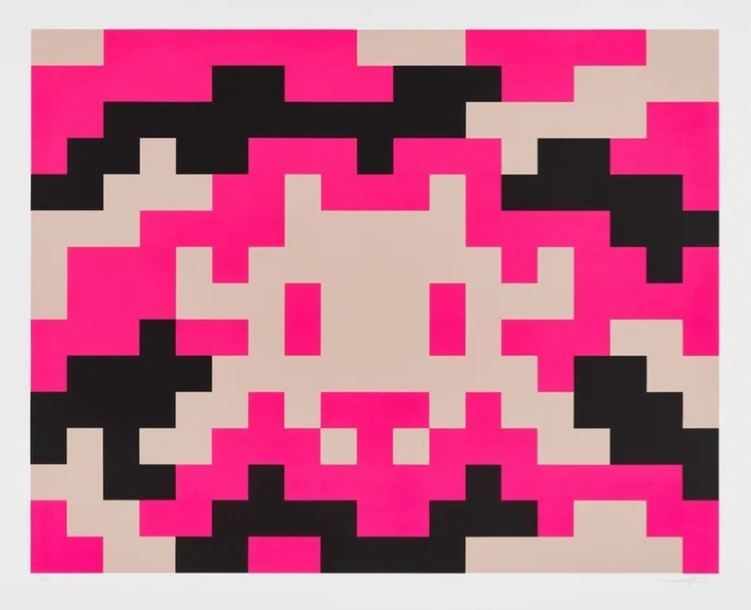 Invader – CAMO XXL-3C-M1, 2024 – Sérigraphie (Screen-print)