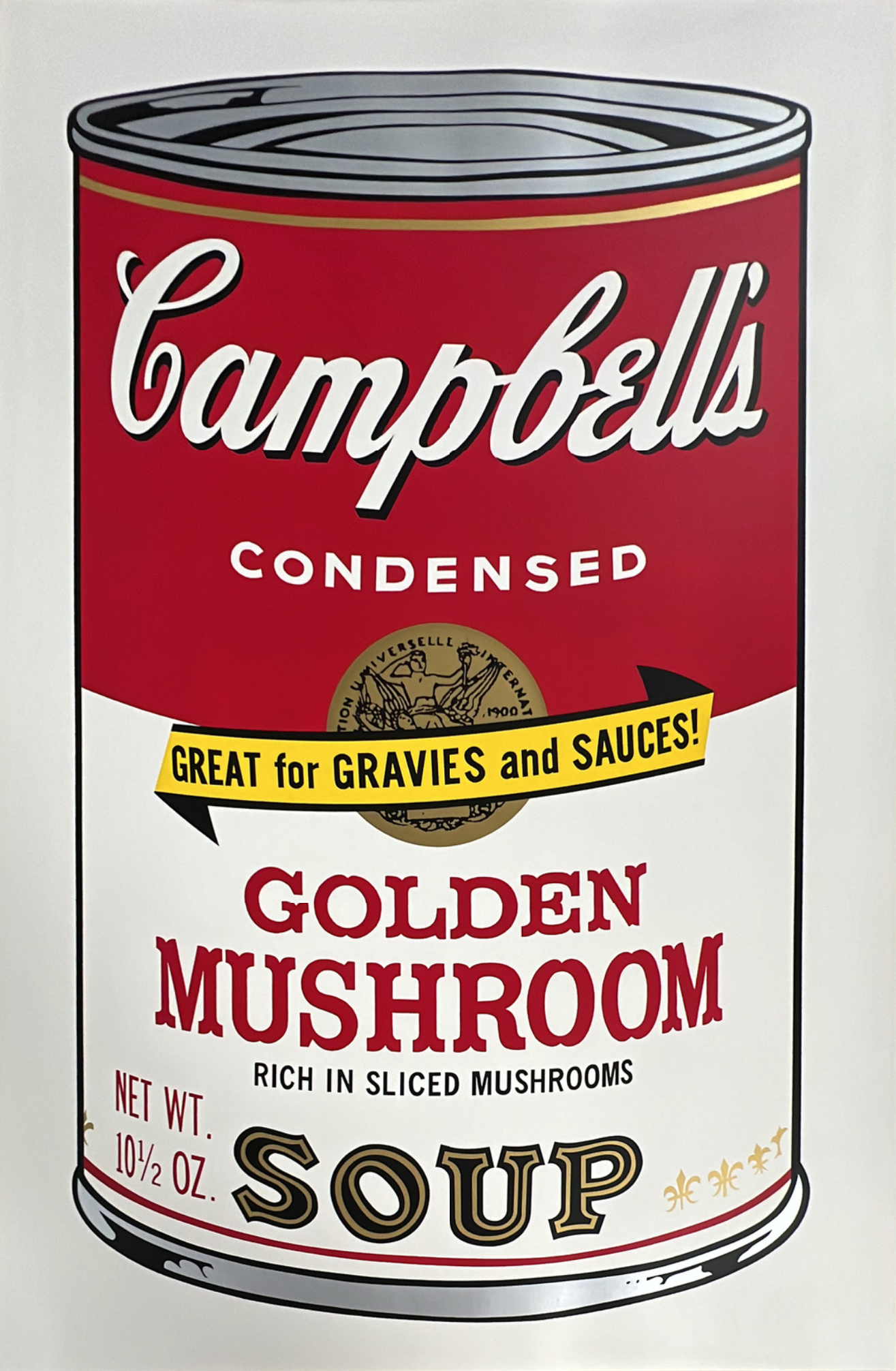 Andy Warhol – Golden Mushroom (from Campbell's Soup II), 1969 – Screen-print