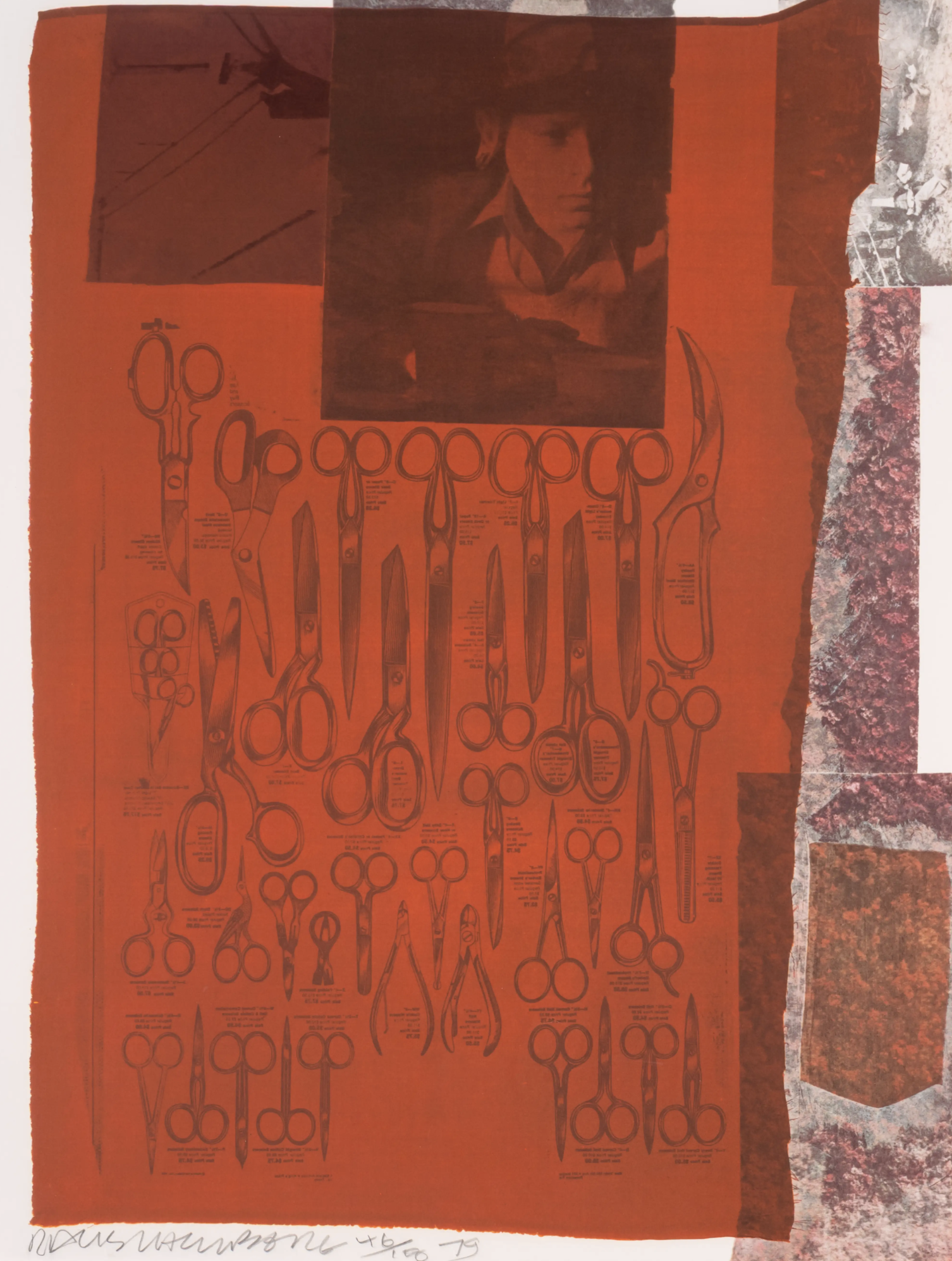 Robert Rauschenberg – More Distant Visible Part of the Sea, from Suite of Nine Prints, 1979 – Offsetdruck