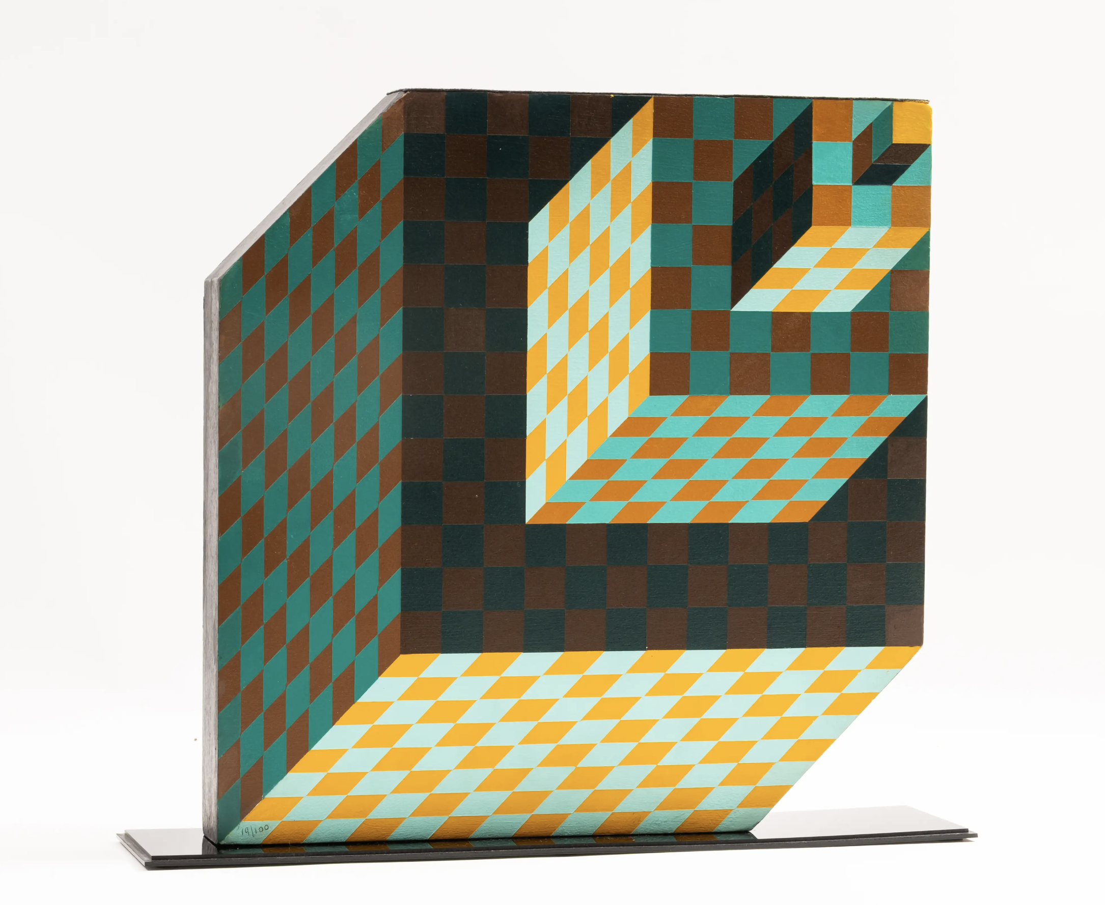 Victor Vasarely – Felhoe (Benavides 1876), 1989 – Técnica mixta