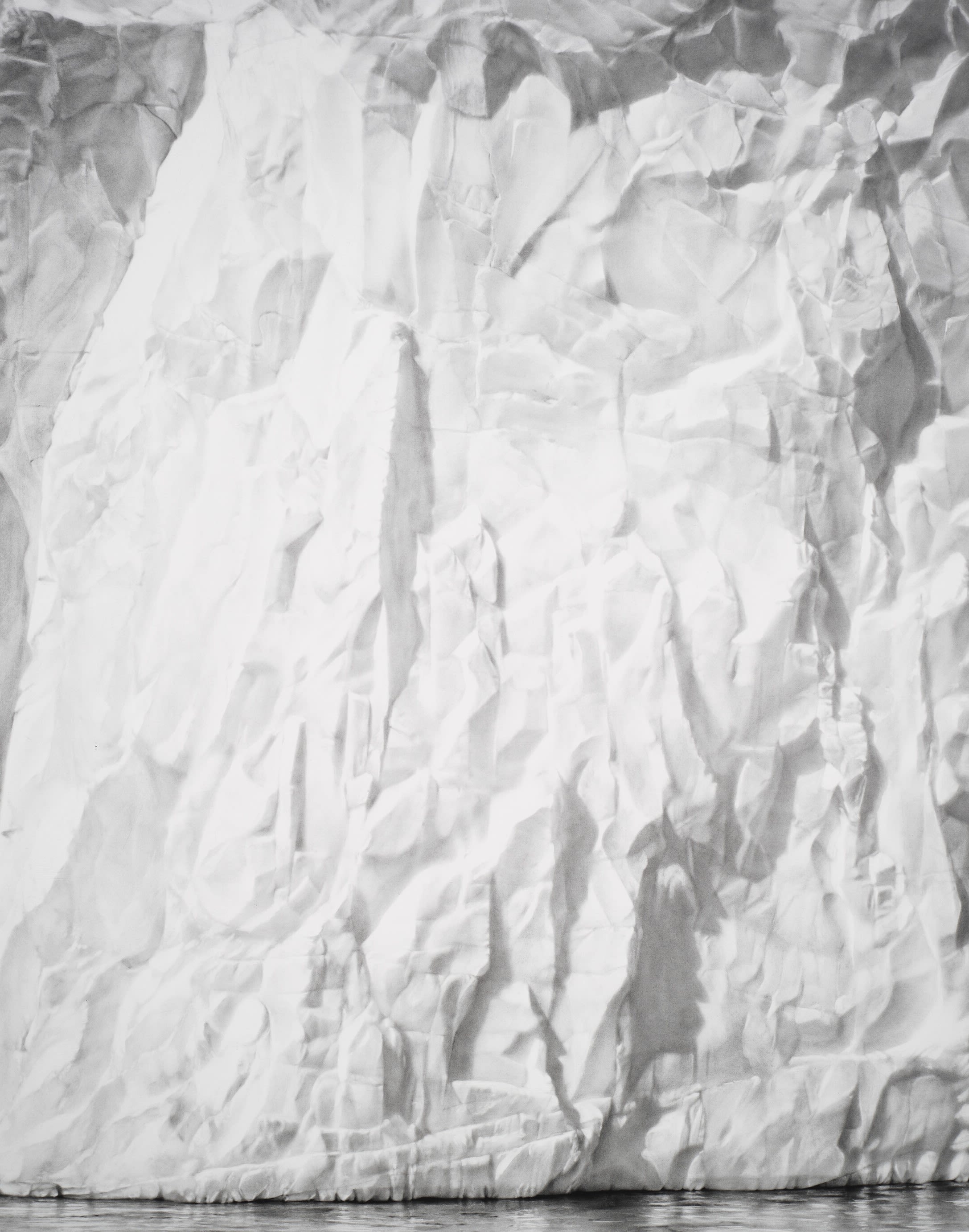 Robert Longo – Wall of Ice, 2017 – Pigment print