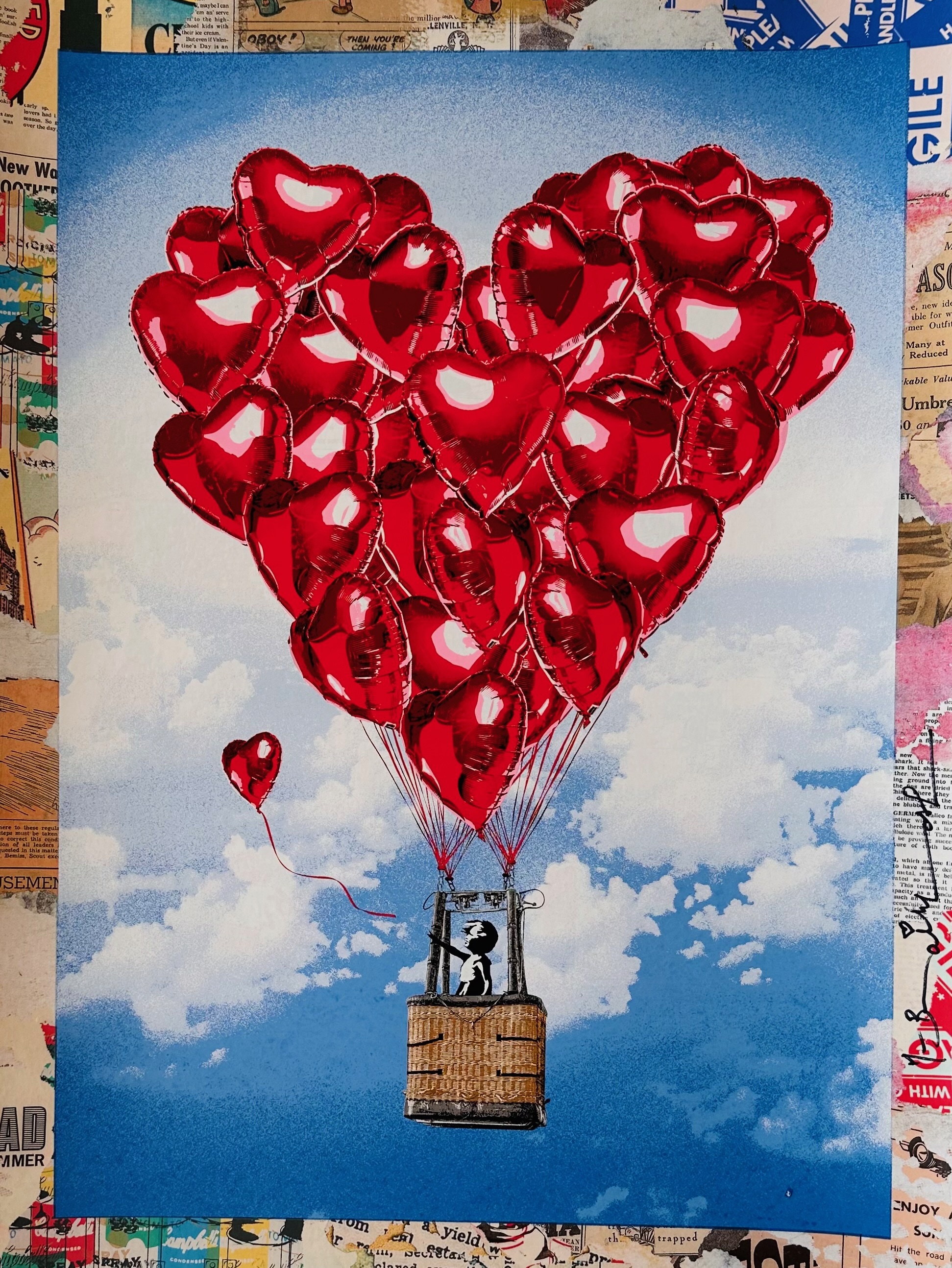 Mr. Brainwash – Love Above All, 2024 – Mixed média