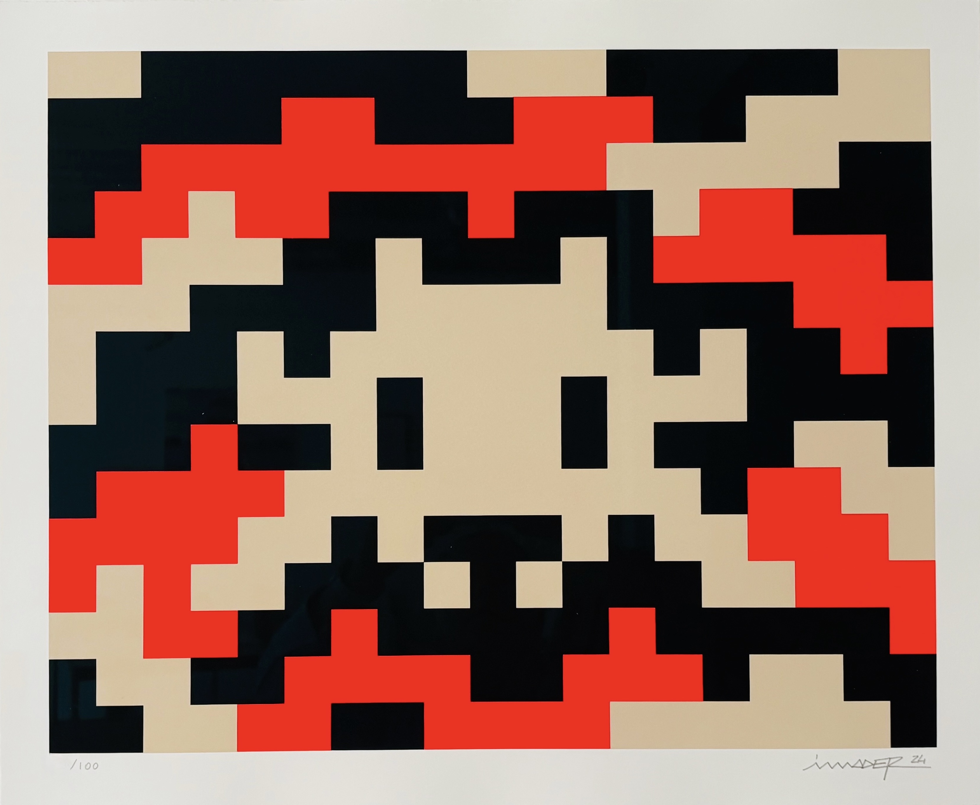 Invader – CAMO M-3C-M2, 2024 – Screen-print