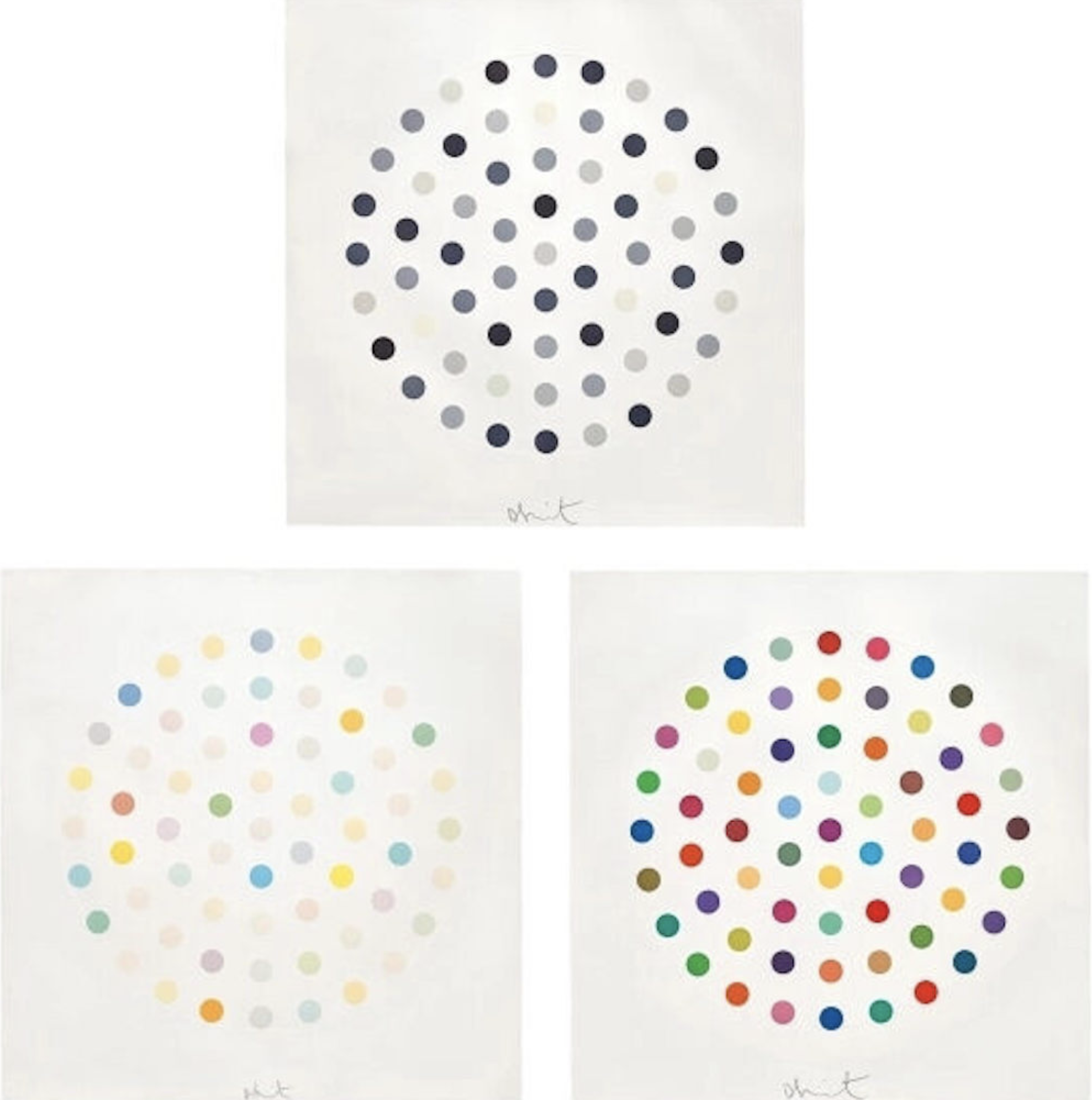 Damien Hirst – Cinchonidine, Ciclopirox Olamine and Cineole, 2004 – Aguafuerte