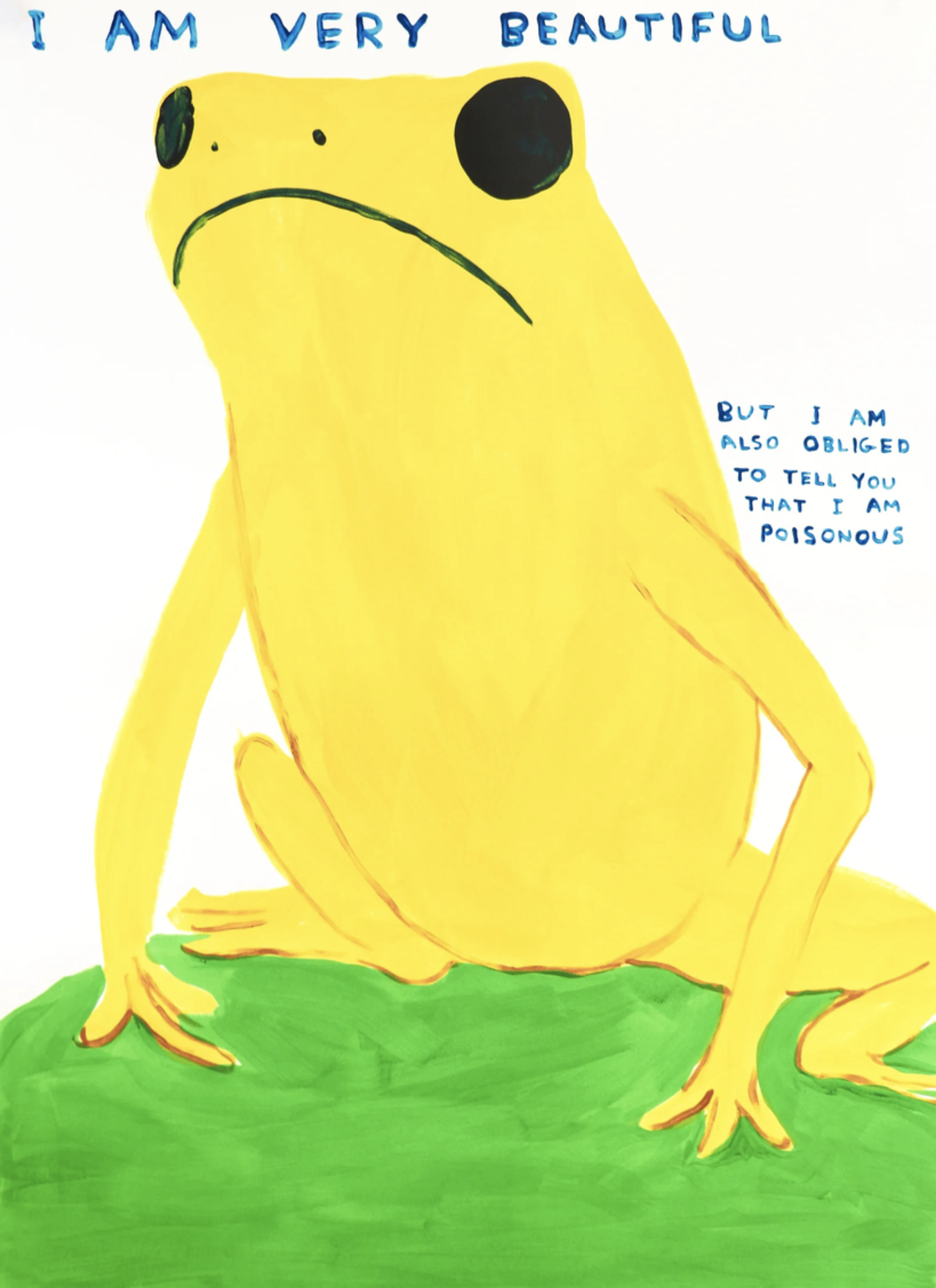 David Shrigley – I Am Very Beautiful, 2025 – Screen-print