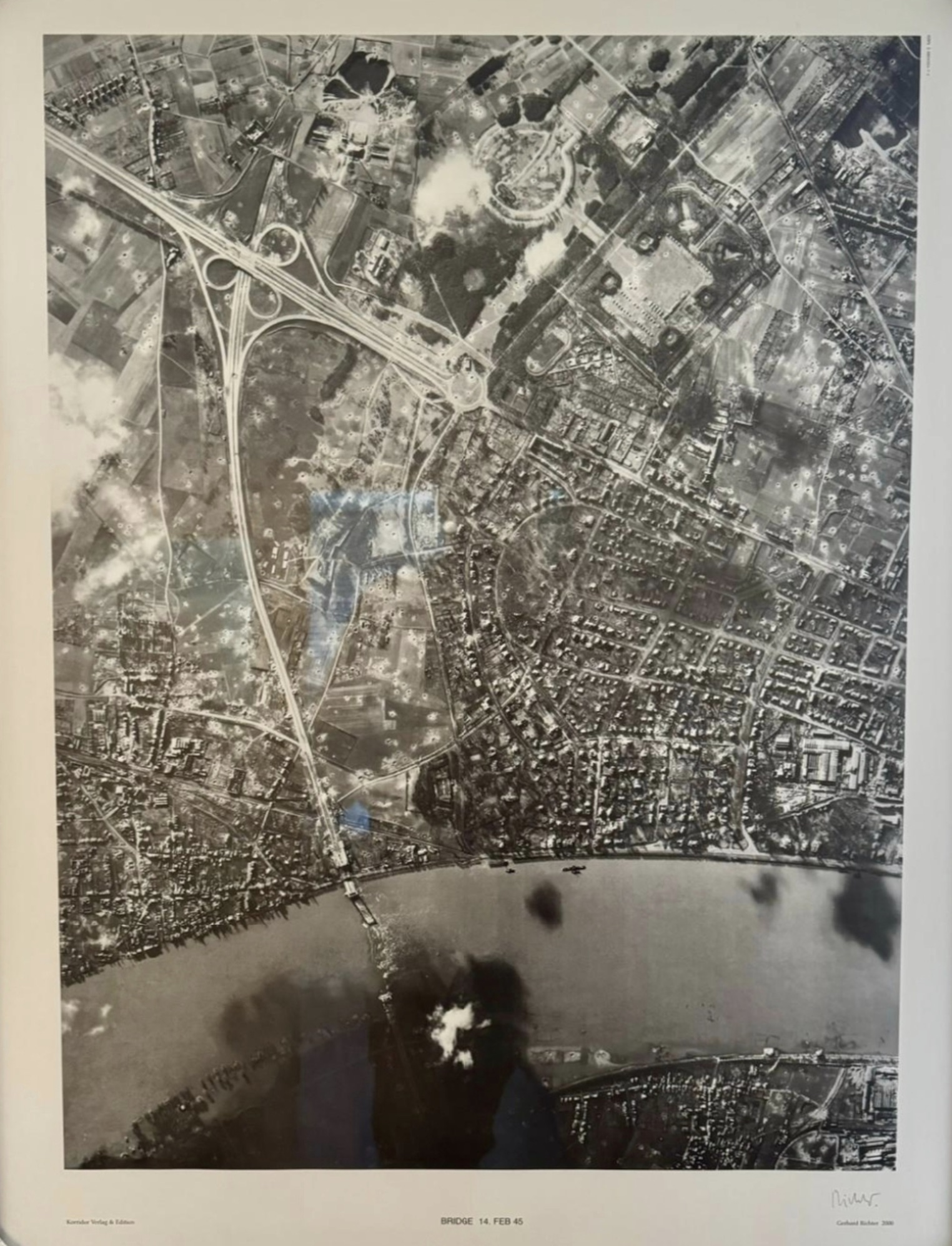 Gerhard Richter – Bridge 14 FEB 45 (III), 2000 – Offset Print