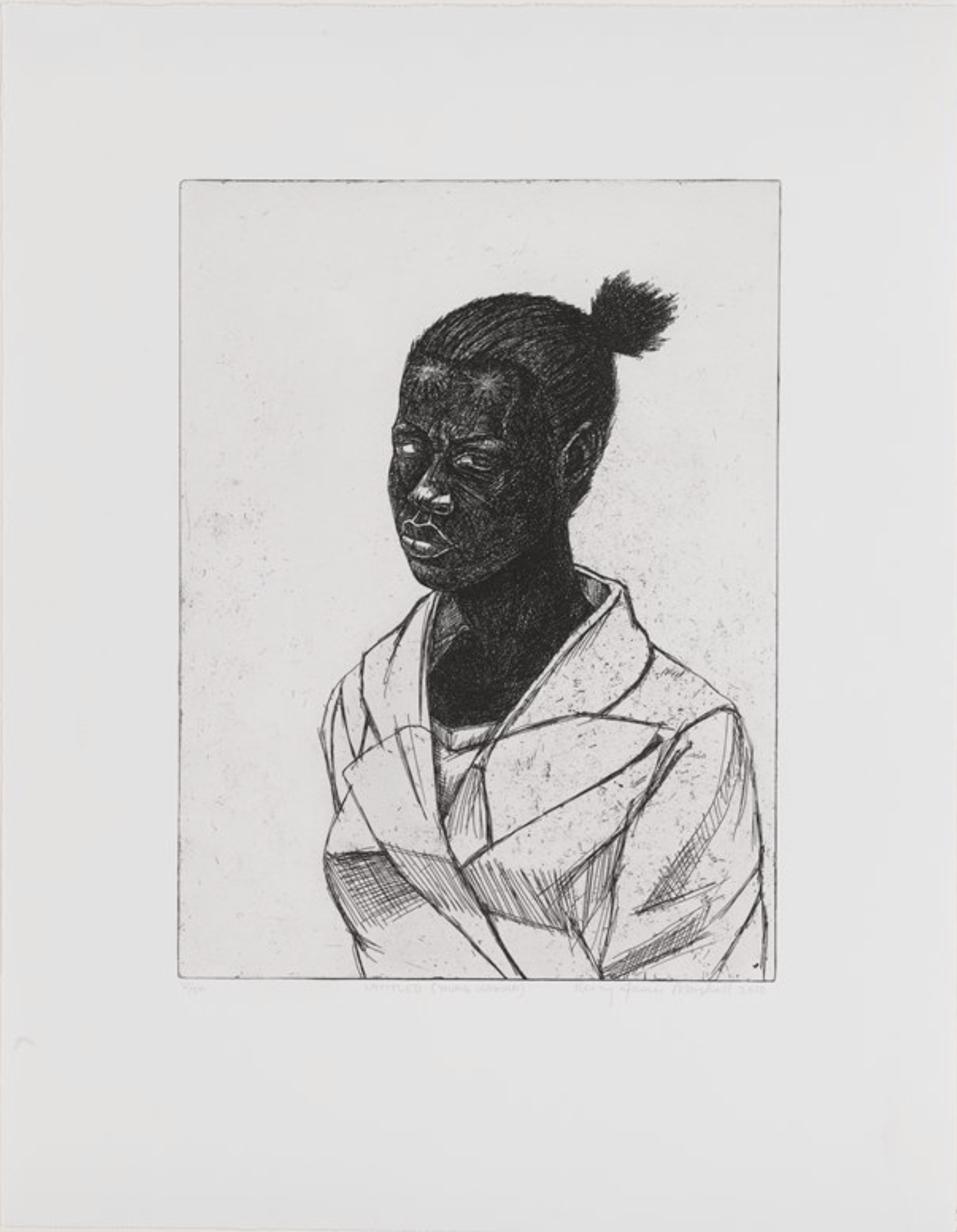 Kerry James Marshall – Untitled (Woman), 2017 – Ets