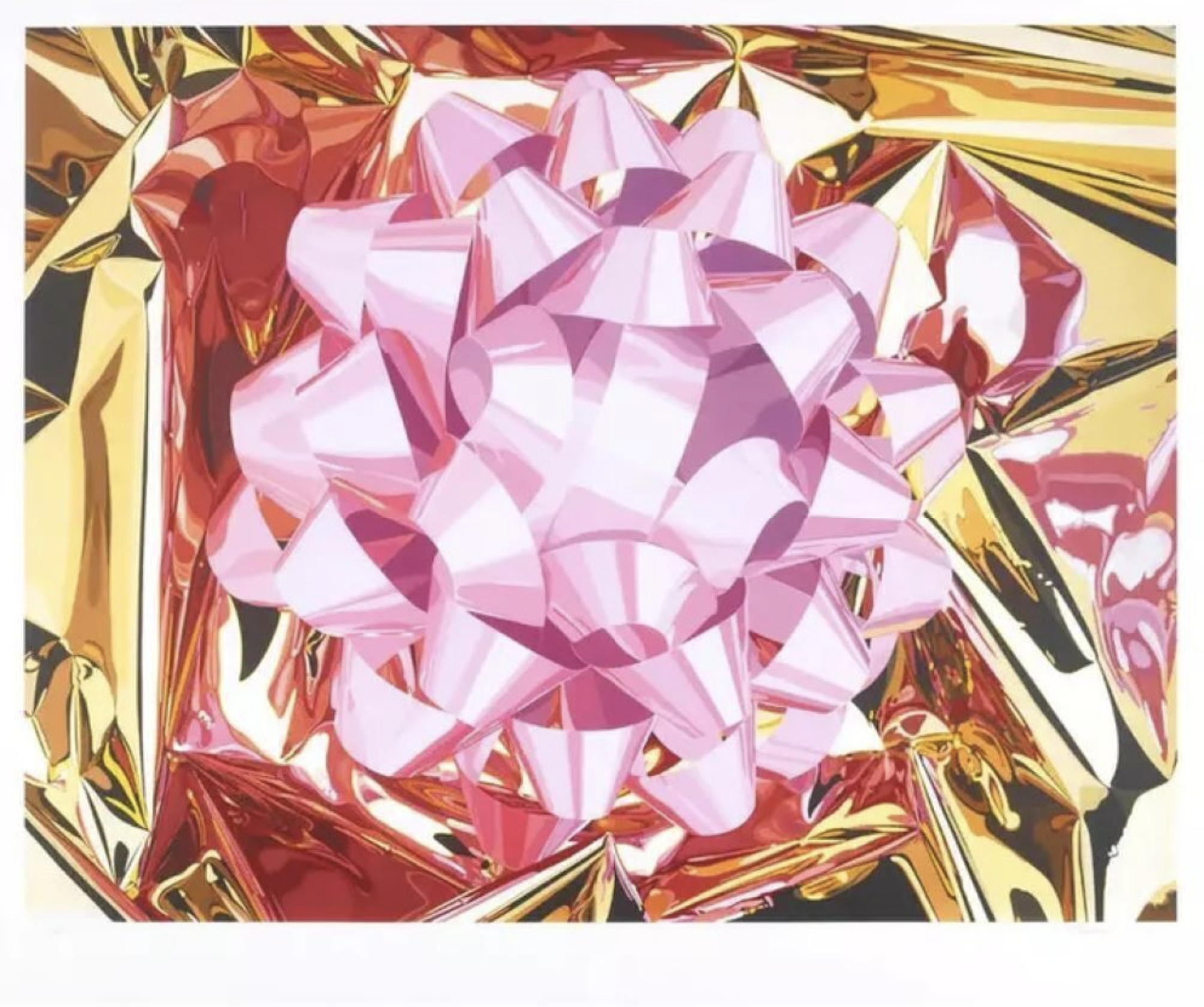 Jeff Koons – Pink Bow - Celebration series, 2013 – Imprimante a jet