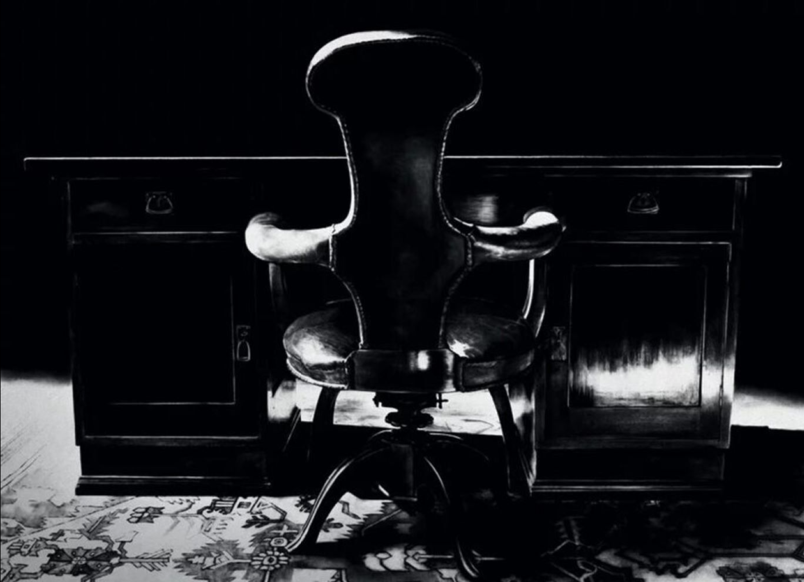 Robert Longo – Freud’s Desk and Chair, Study Room, 2004 – Impression pigmentaire