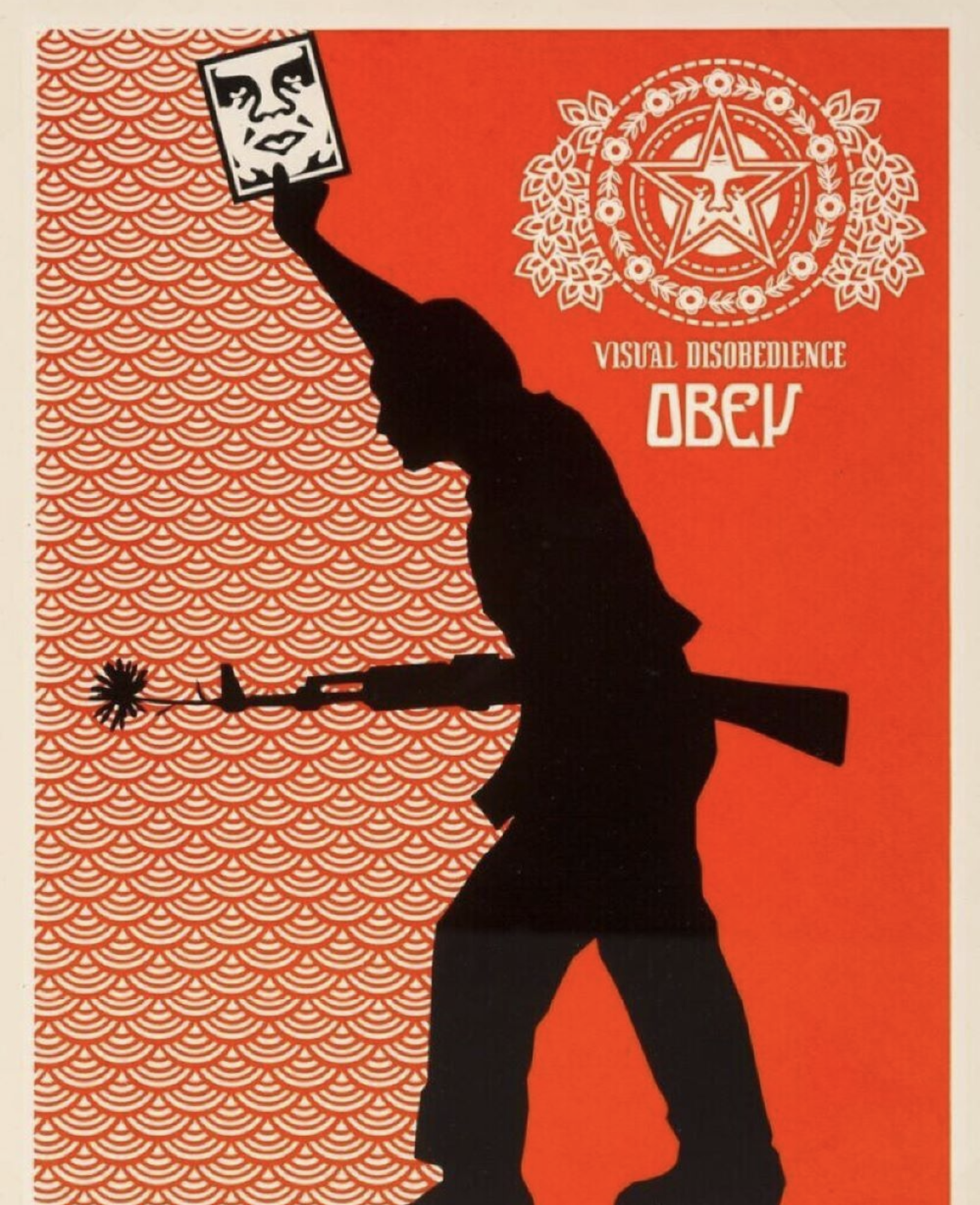 Shepard Fairey – Visual Disobedience, 2004 – Screen-print