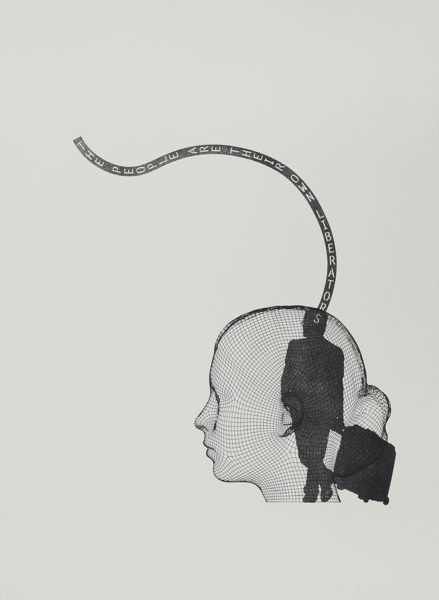 Plensa, Jaume | The people are their own liberators, 2022 — available on Composition Gallery