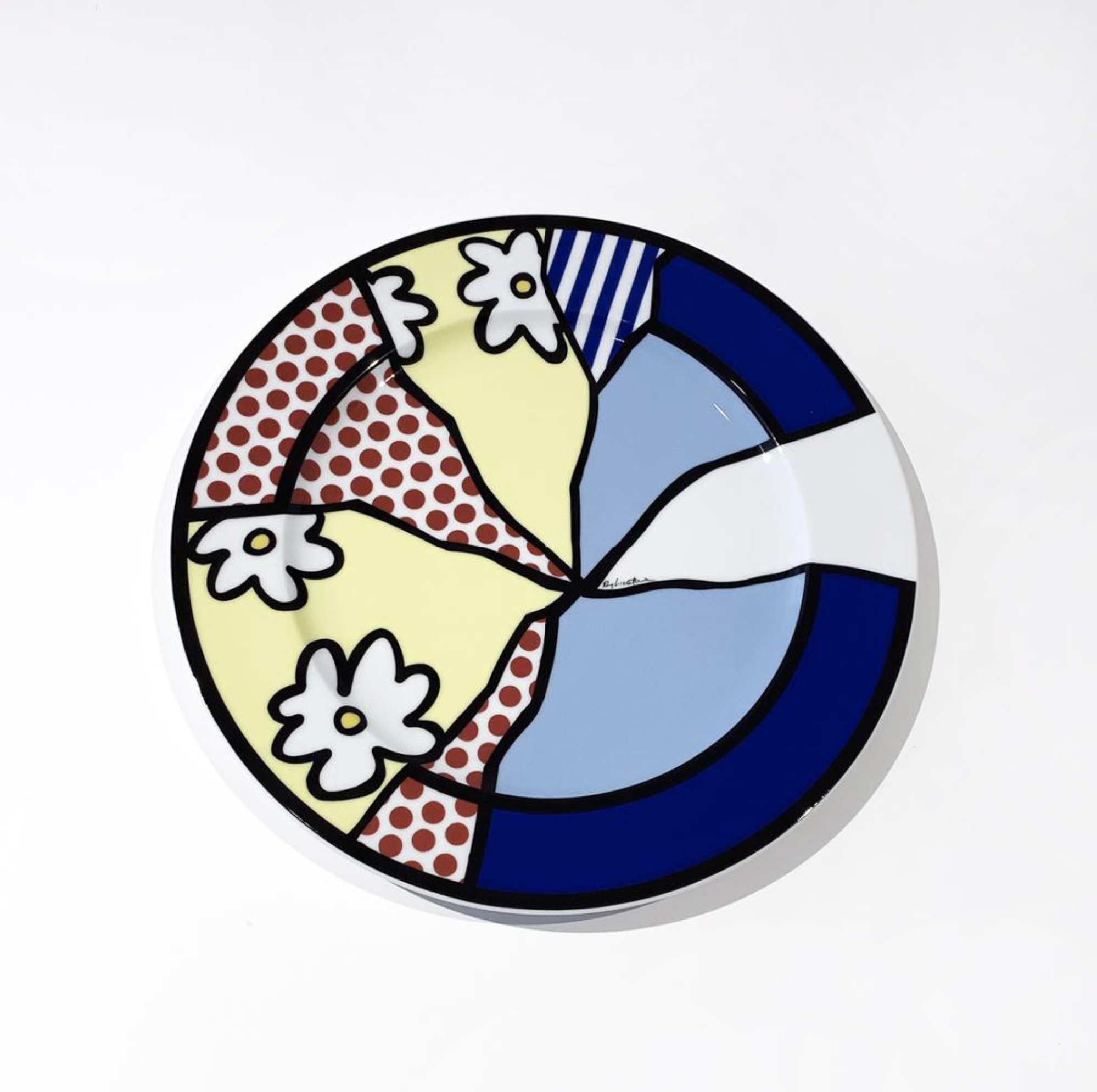 Roy Lichtenstein – Untitled Plate (Waterlily), 1990 – Plate