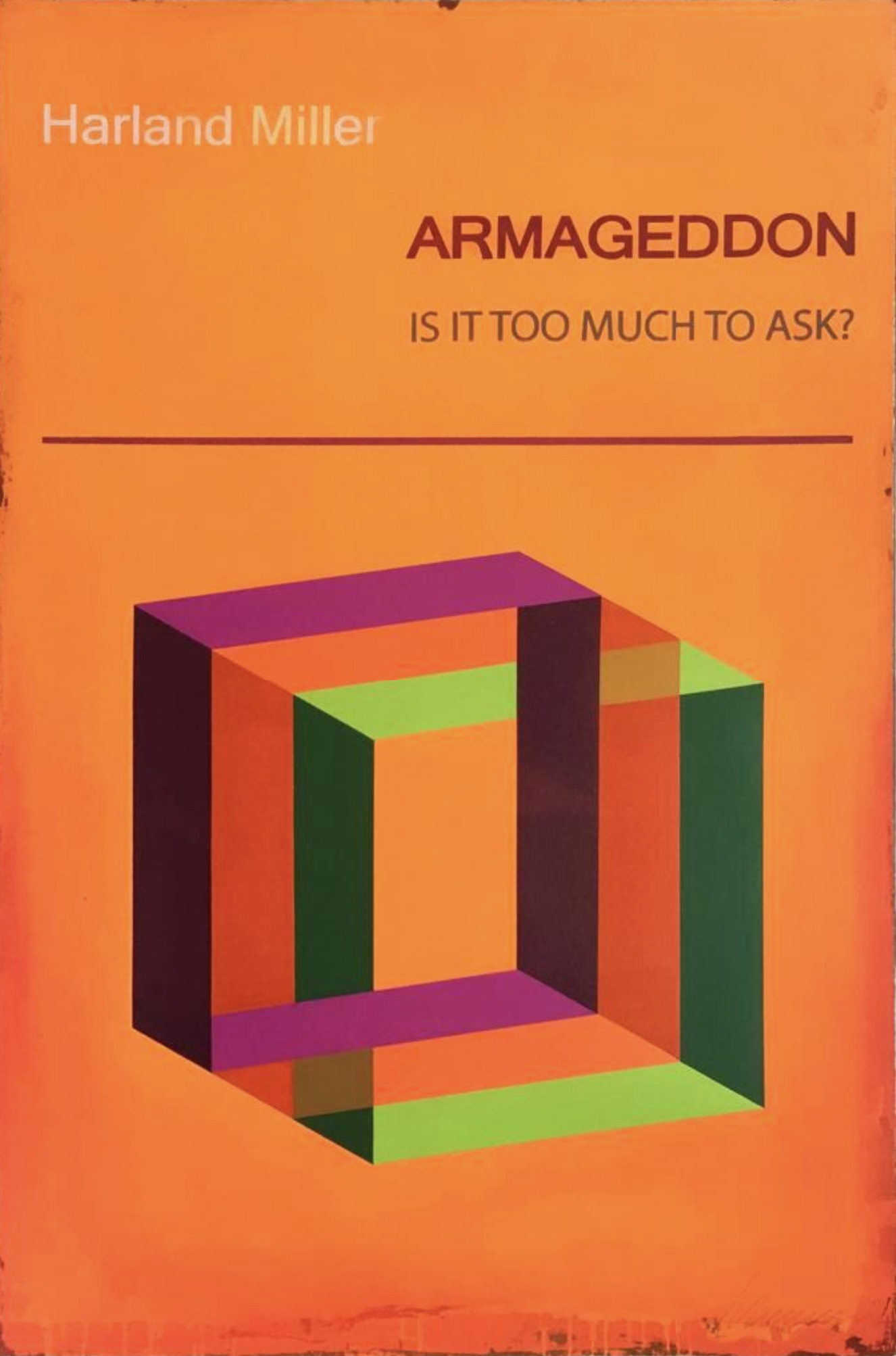 Harland Miller – Armageddon Is It Too Much To Ask?, 2017 – Mixed média