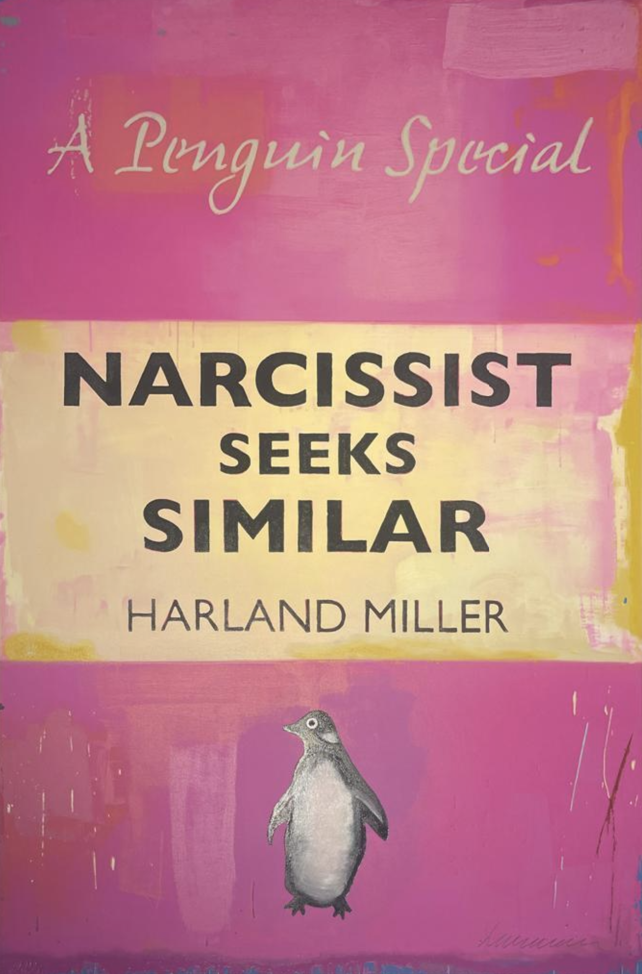 Harland Miller – Narcissist Seeks Similar, 2021 – Impression en relief?