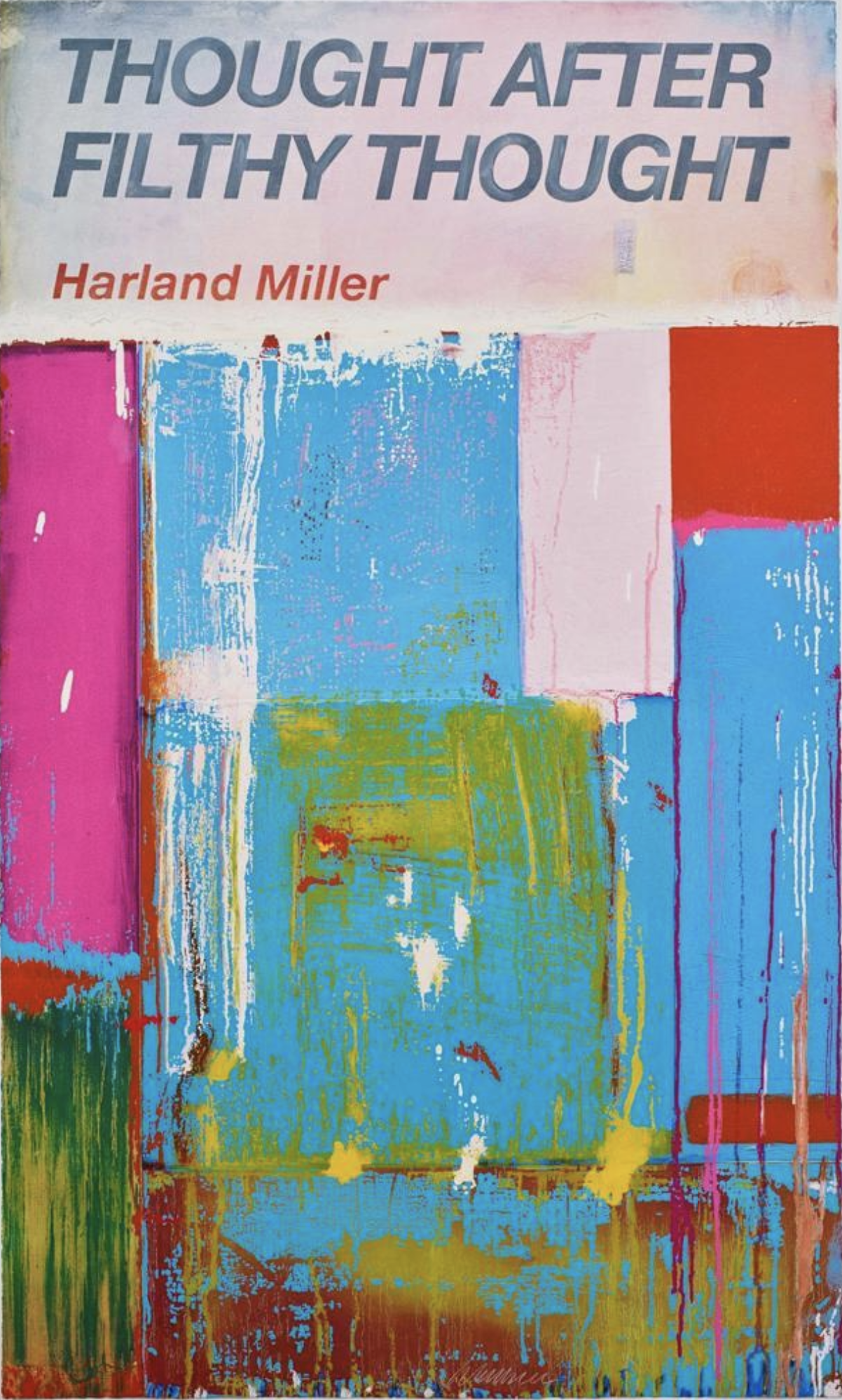 Harland Miller – Thought After Filthy Thought, 2019 – Impression en relief?