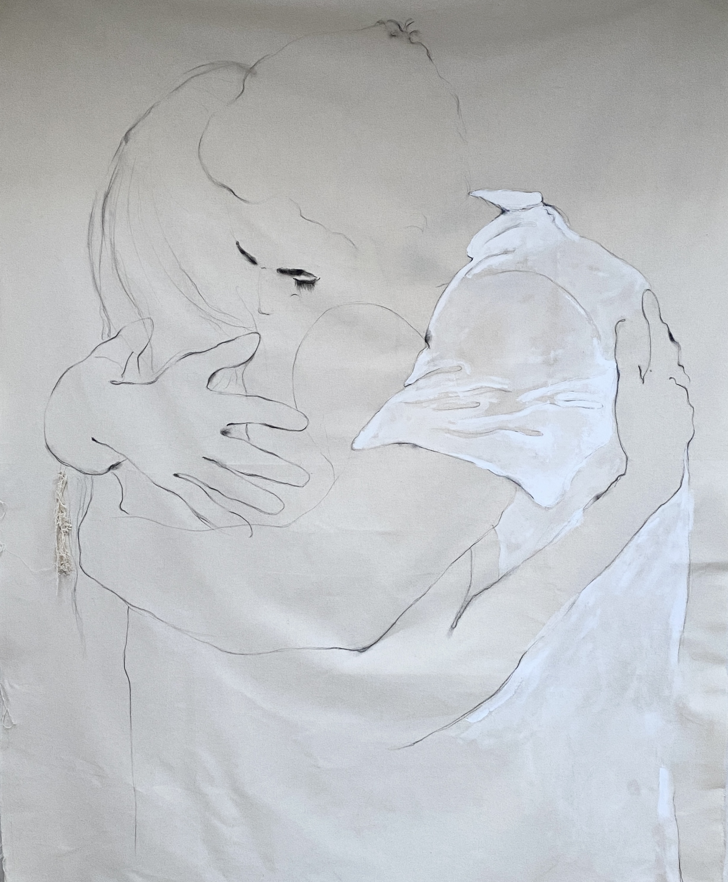 Eva Claessens – Embrace, 2025 – Técnica mixta