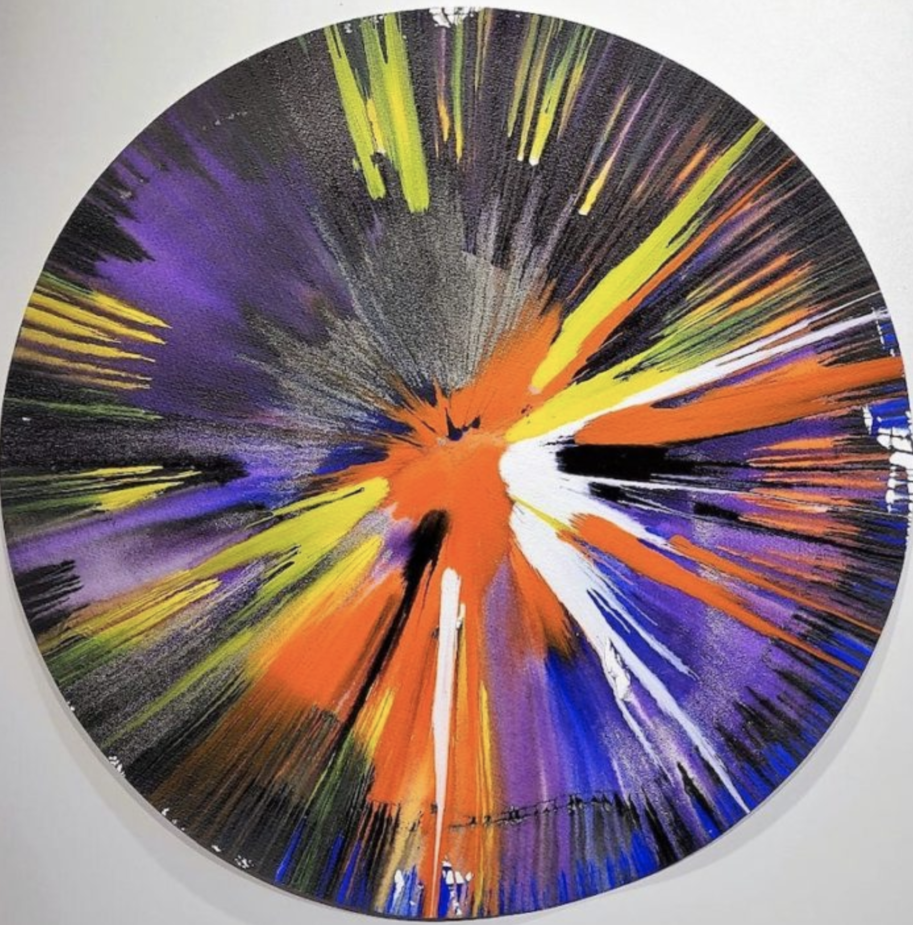 Damien Hirst – Circle Spin, 2009 – Acrylic on paper