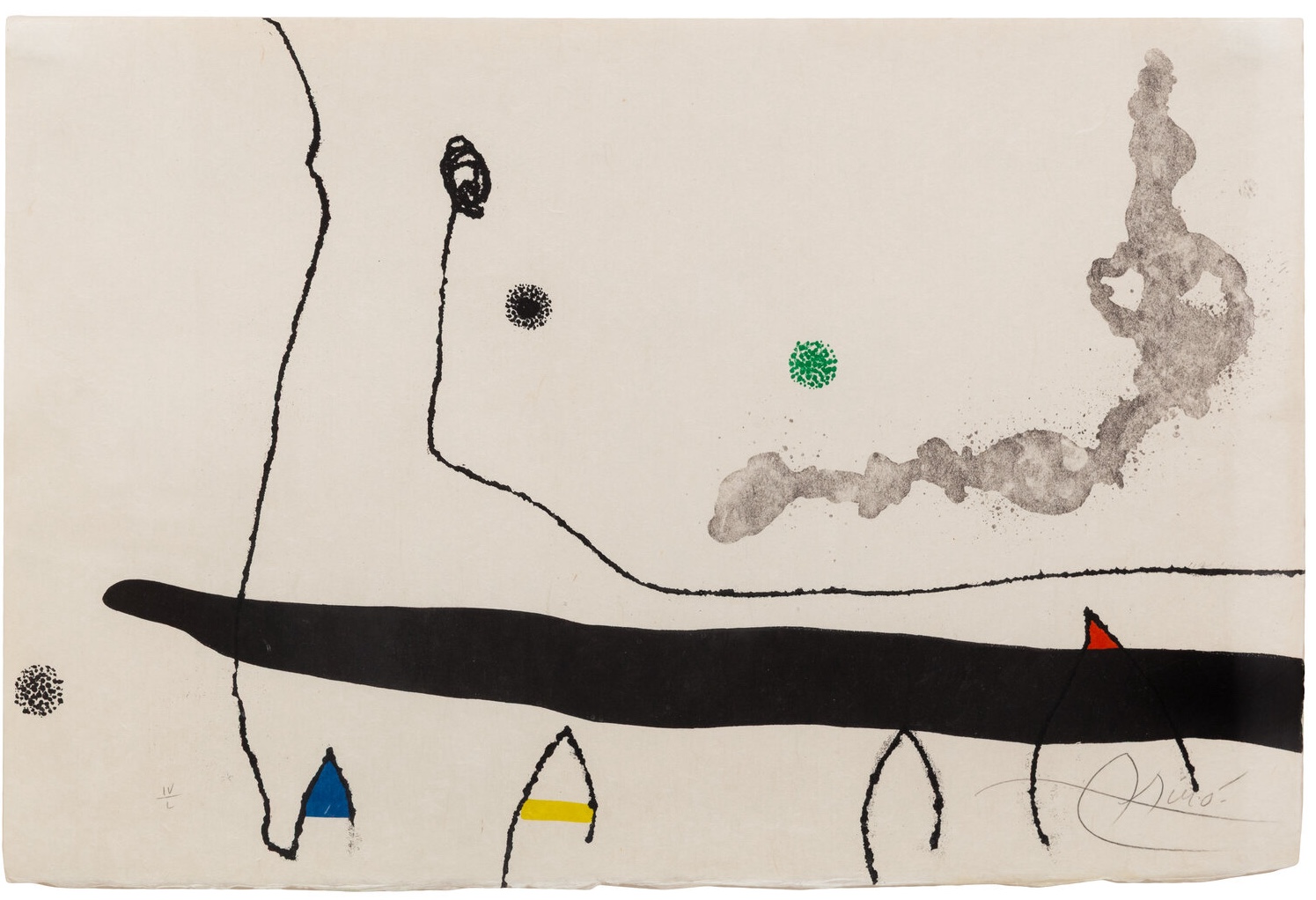 Joan Miró – Le Marteau sans maître: one plate, 1976 – Gravure à l'eau-forte