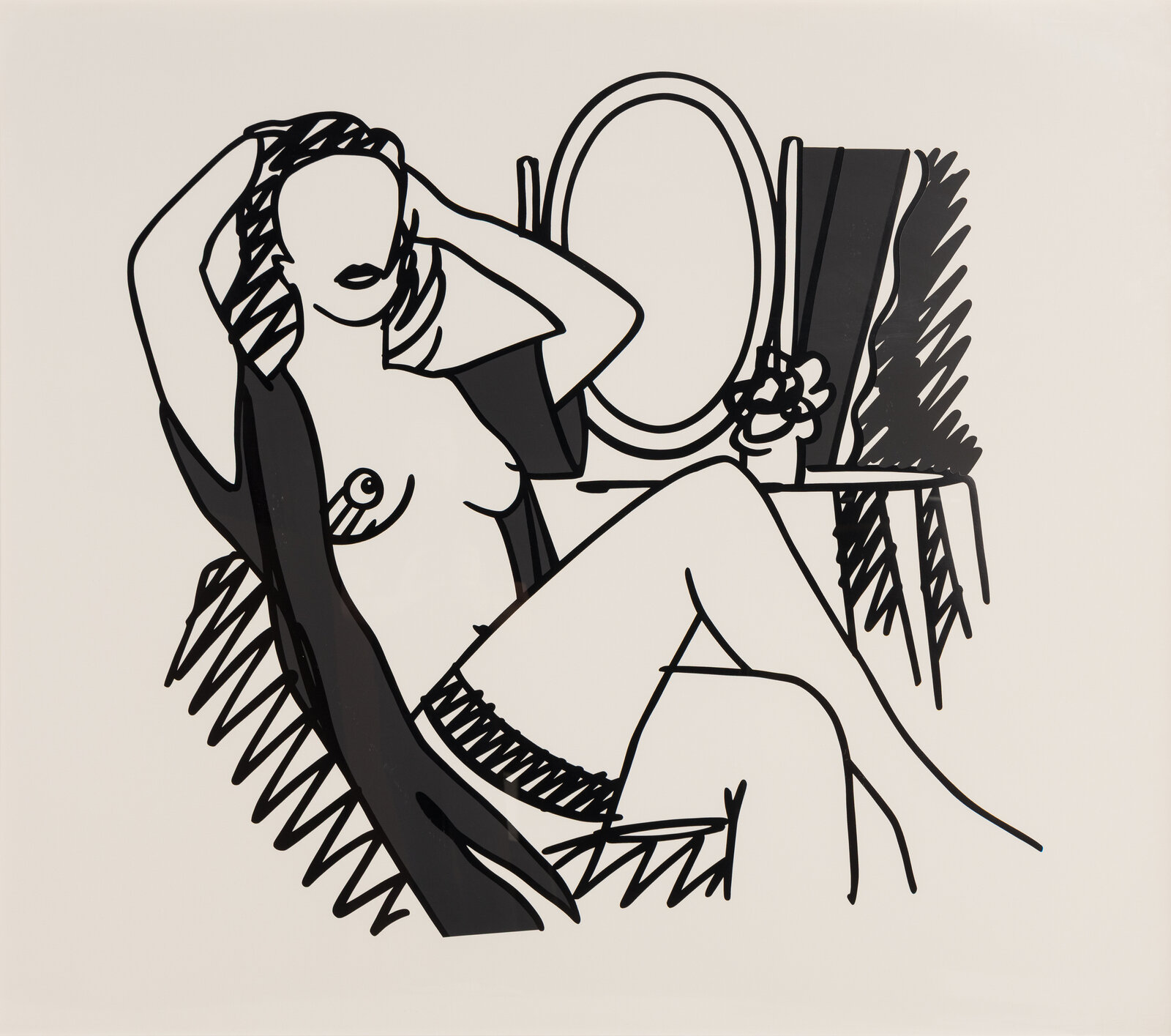 Tom Wesselmann – Nude and Mirror, 1990 – Screen-print