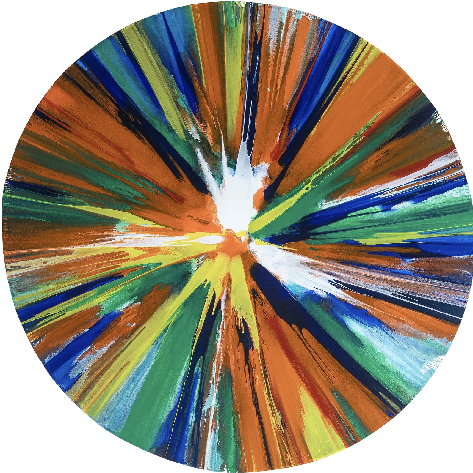 Damien Hirst – Spin Painting, Requiem at the Pinchuk Art Centre, Ukraine, 2009 – Acryl auf Papier