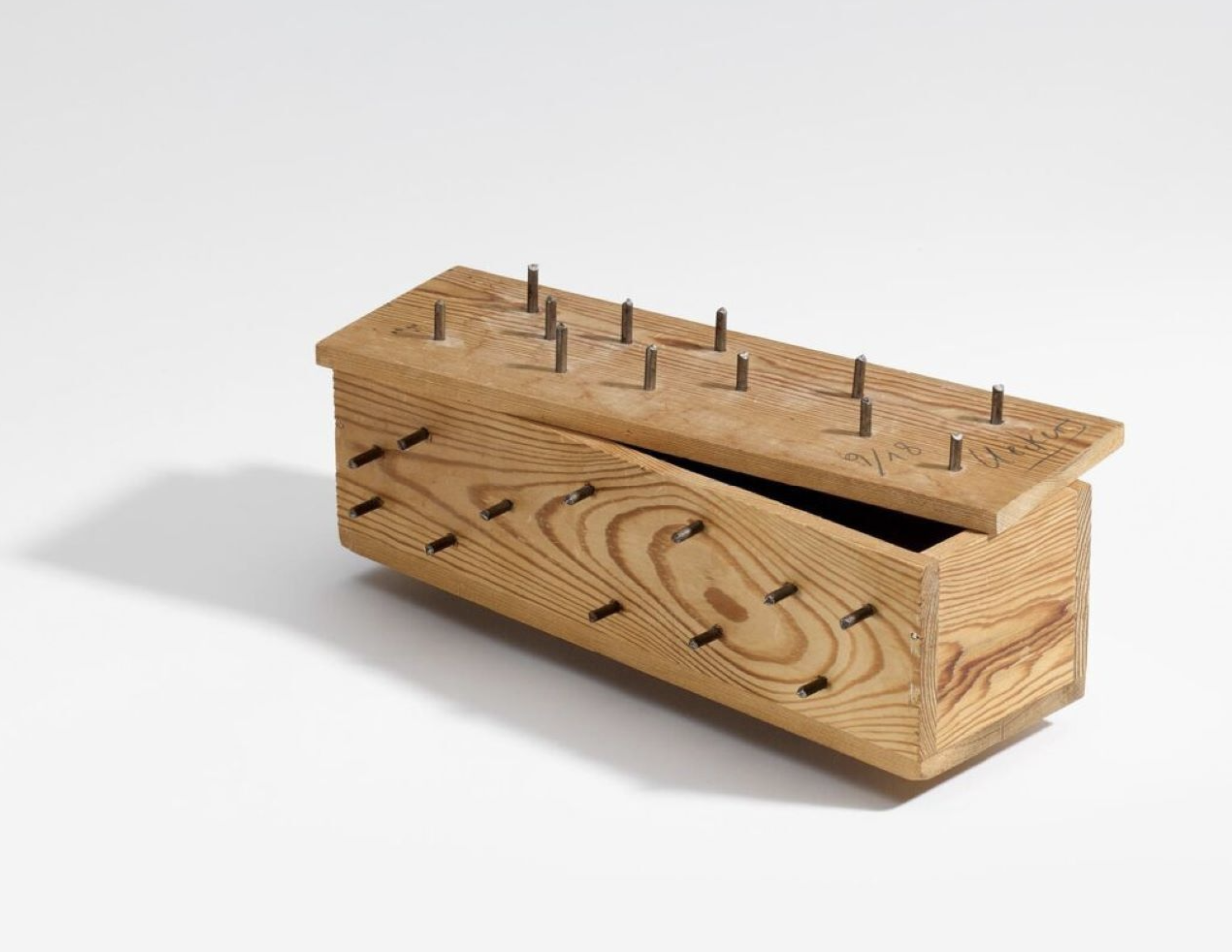 Gunther Uecker – Souvenir for Verheyen, 1989 – Mixed média