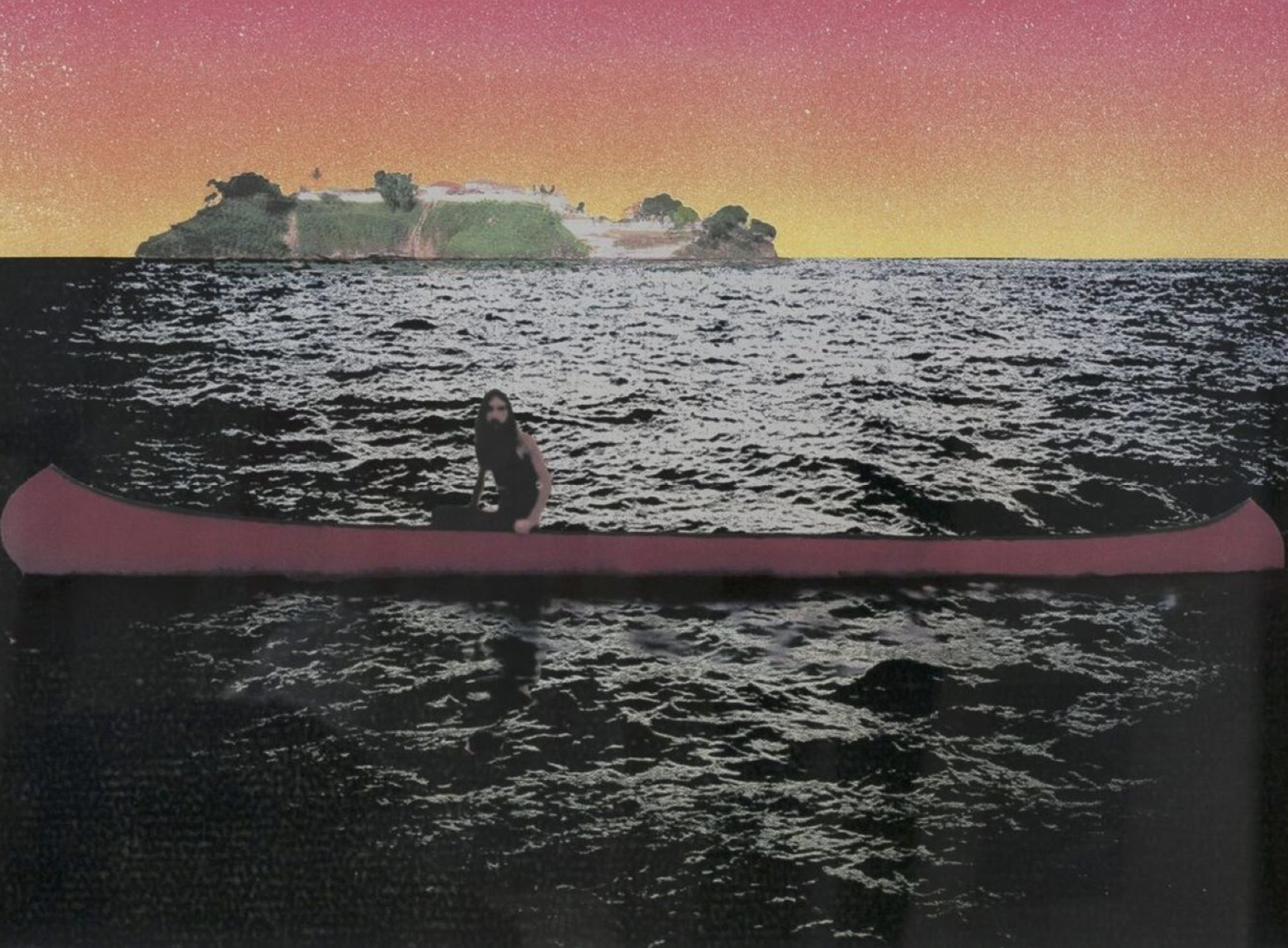 Peter Doig – Canoe island, 2000 – Siebdruck