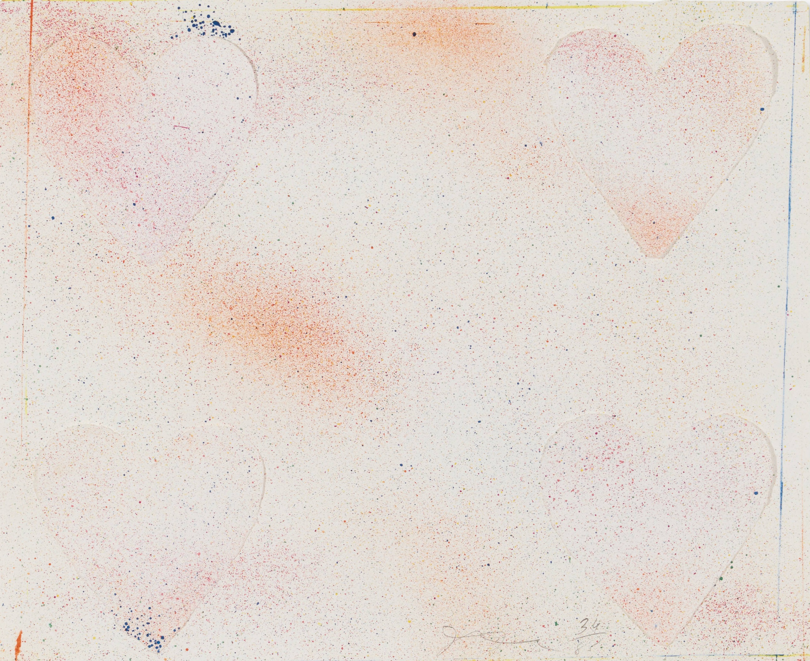 Jim Dine – Untitled (from the Dutch Hearts), 1970 – Collage