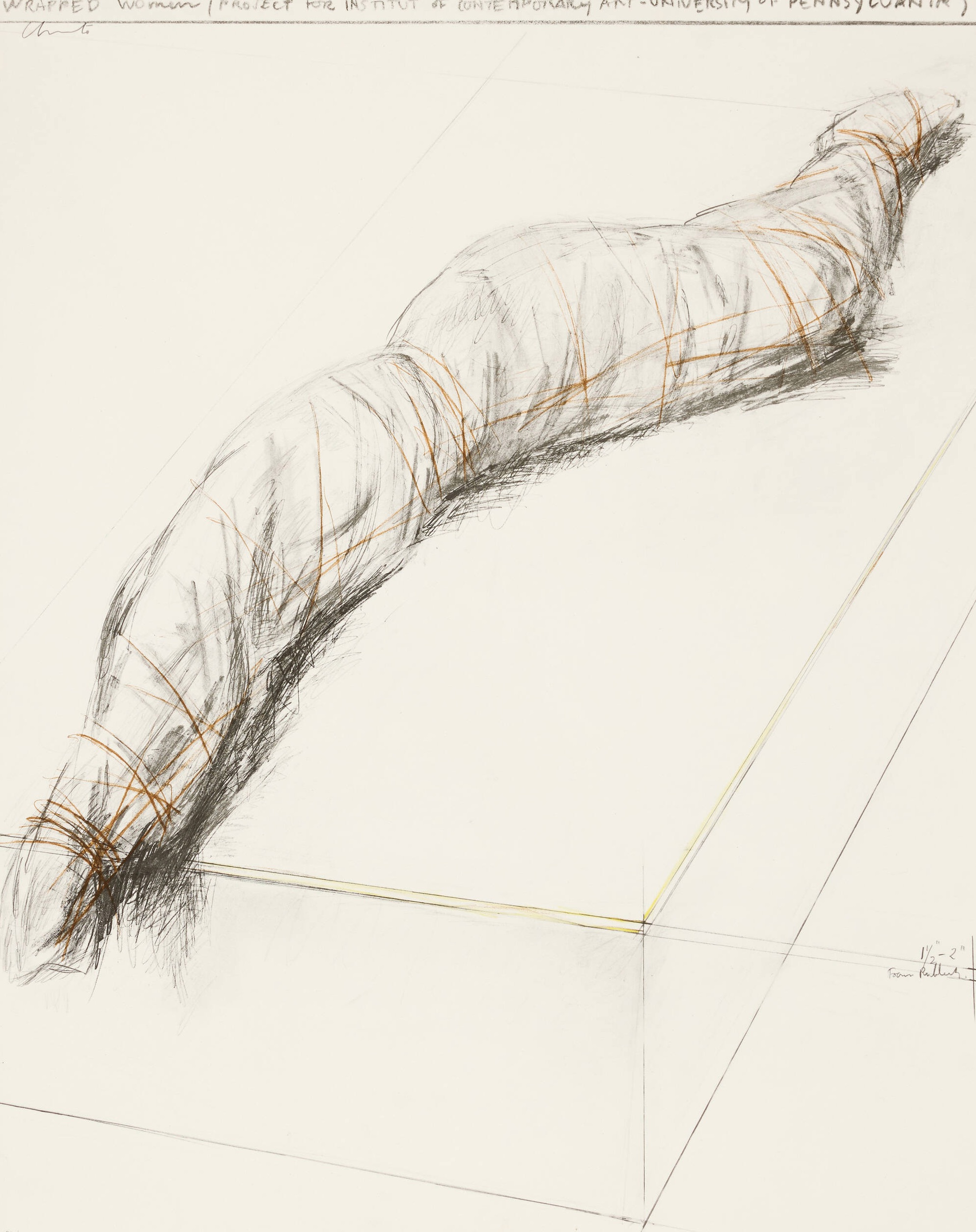 Javacheff Christo – Wrapped Woman, 1973 – Siebdruck