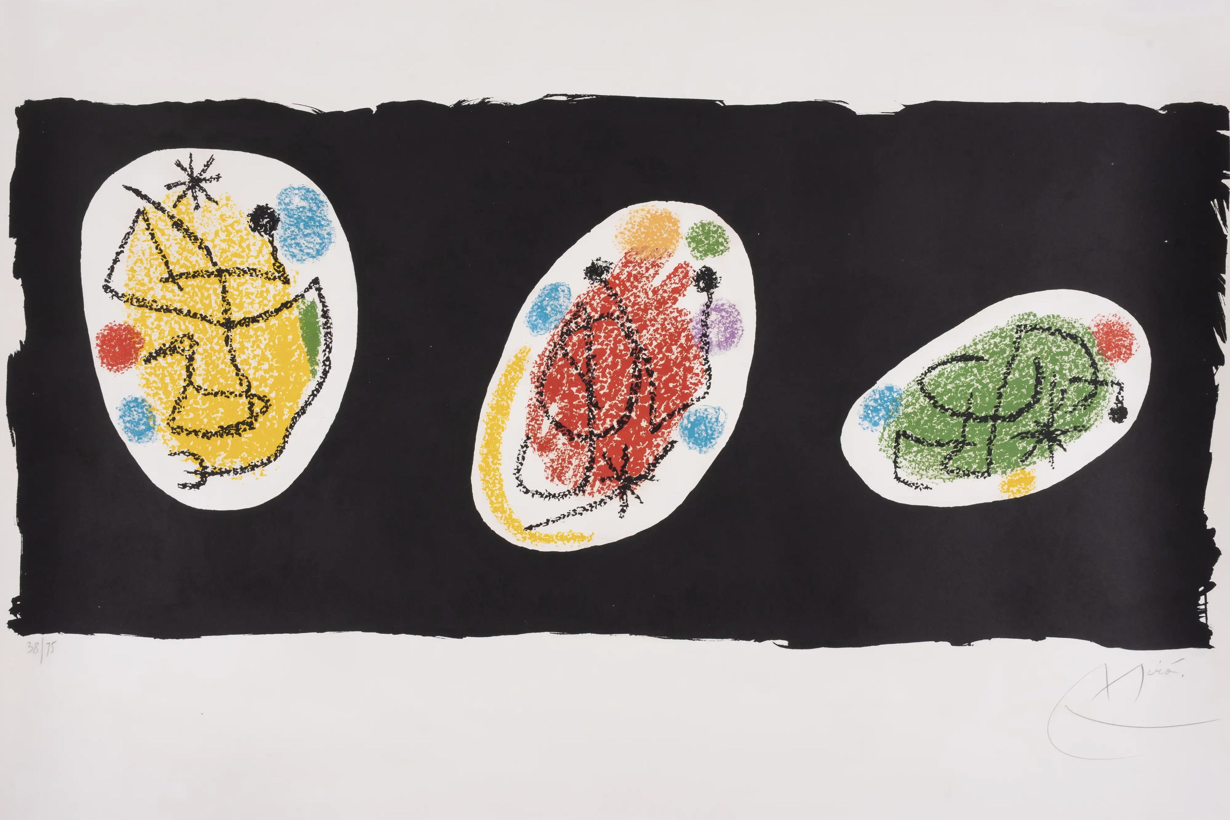 Joan Miró – For XXe siècle no.31, 1968 – Lithographie
