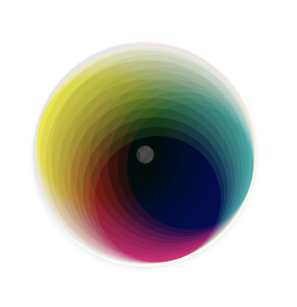 Felipe Pantone – Subtractive Variability Kosmos Axis 2, 2025 – Técnica mixta