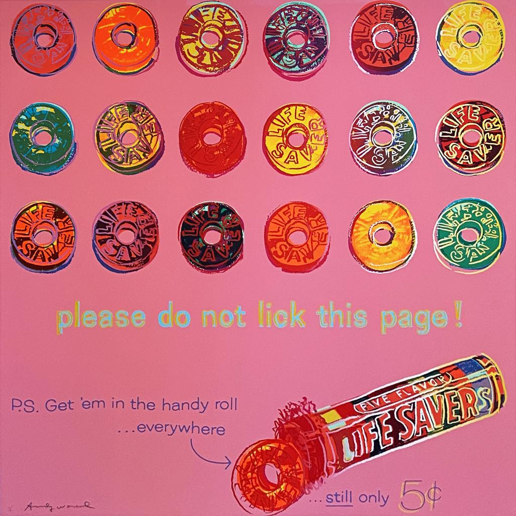 Andy Warhol – Ads: Life Savers, II.353, 1985 – Siebdruck