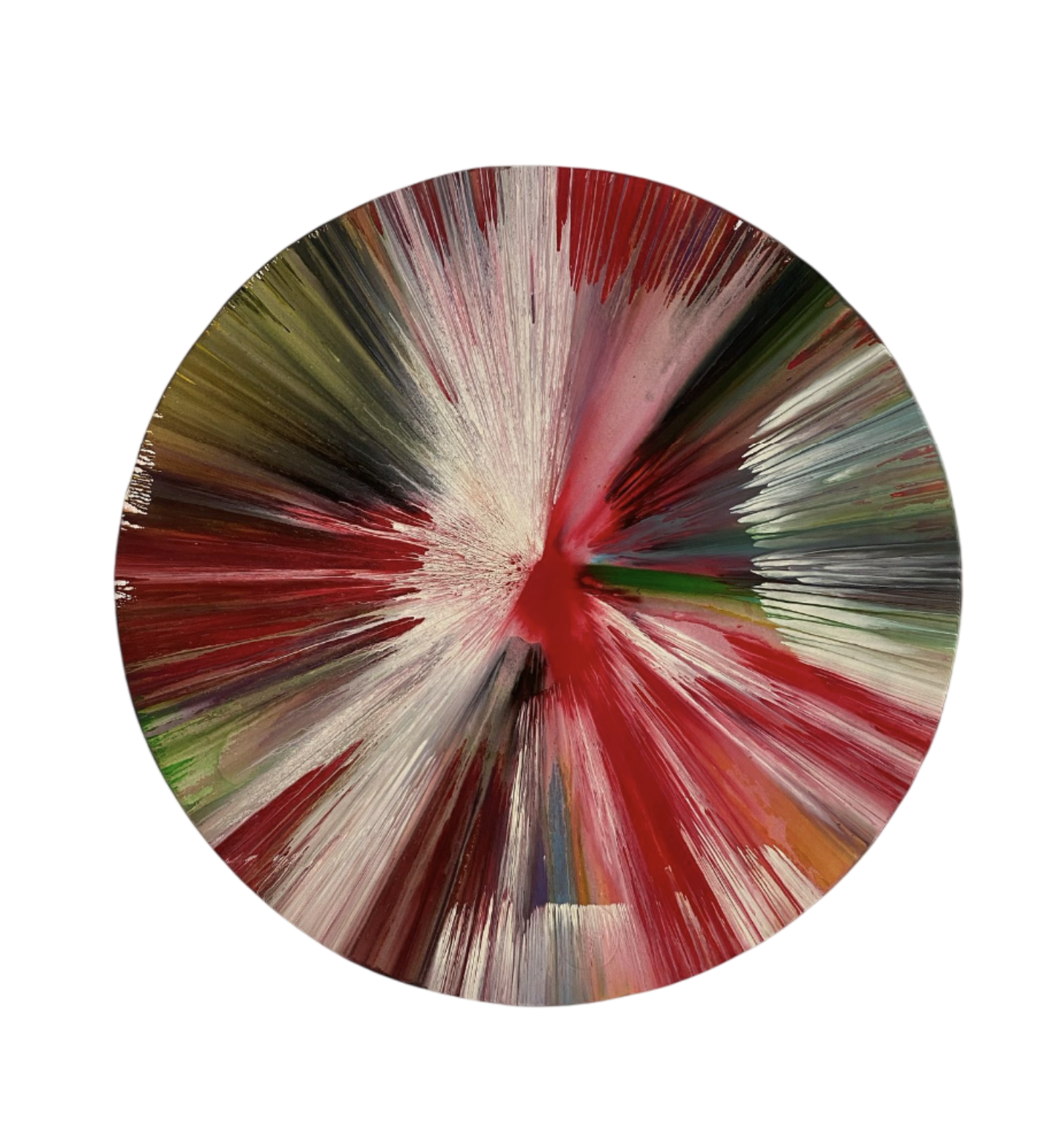 Damien Hirst – Untitled (Spin circle), 2009 – Acryl auf Papier