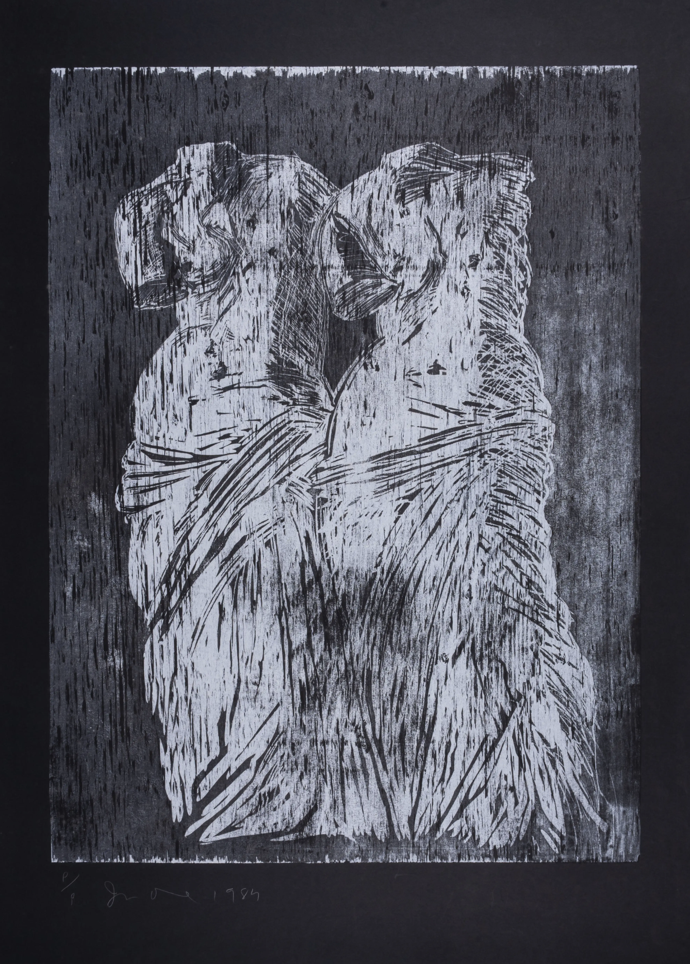Jim Dine – Double Venus Woodcut II, 1984 – Houtsnede