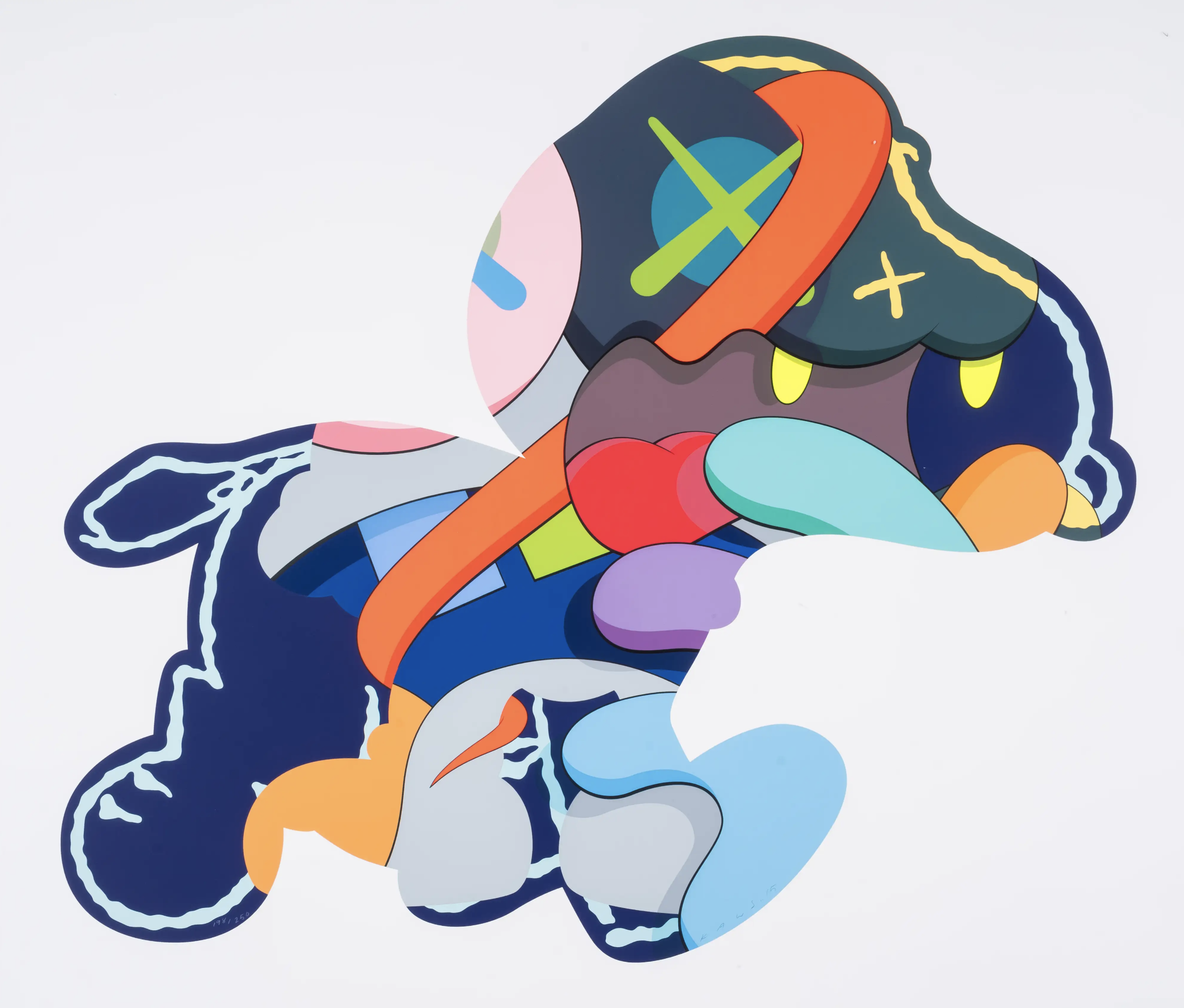 KAWS – Stay Steady, 2015 – Sérigraphie (Screen-print)