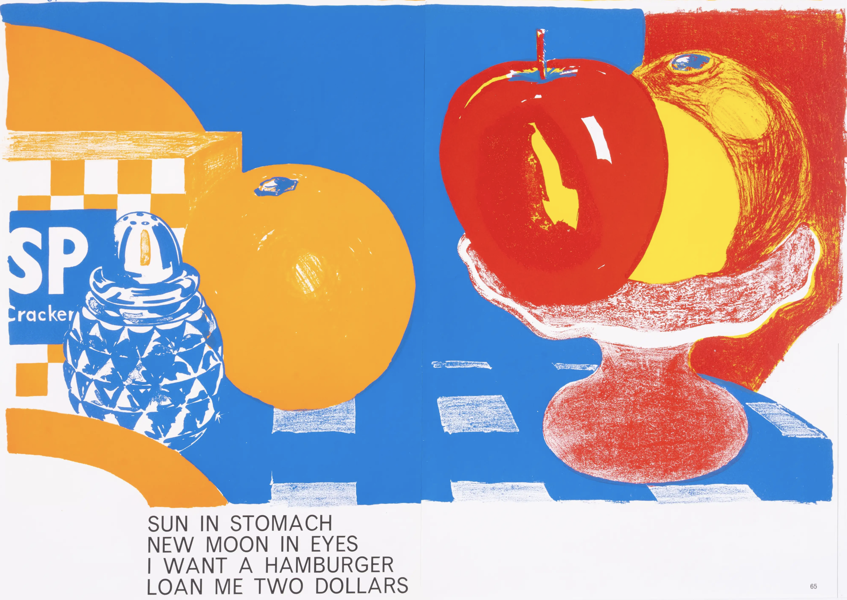 Tom Wesselmann – Apples and Oranges, from the One Cent Life portfolio, 1964 – Lithograph