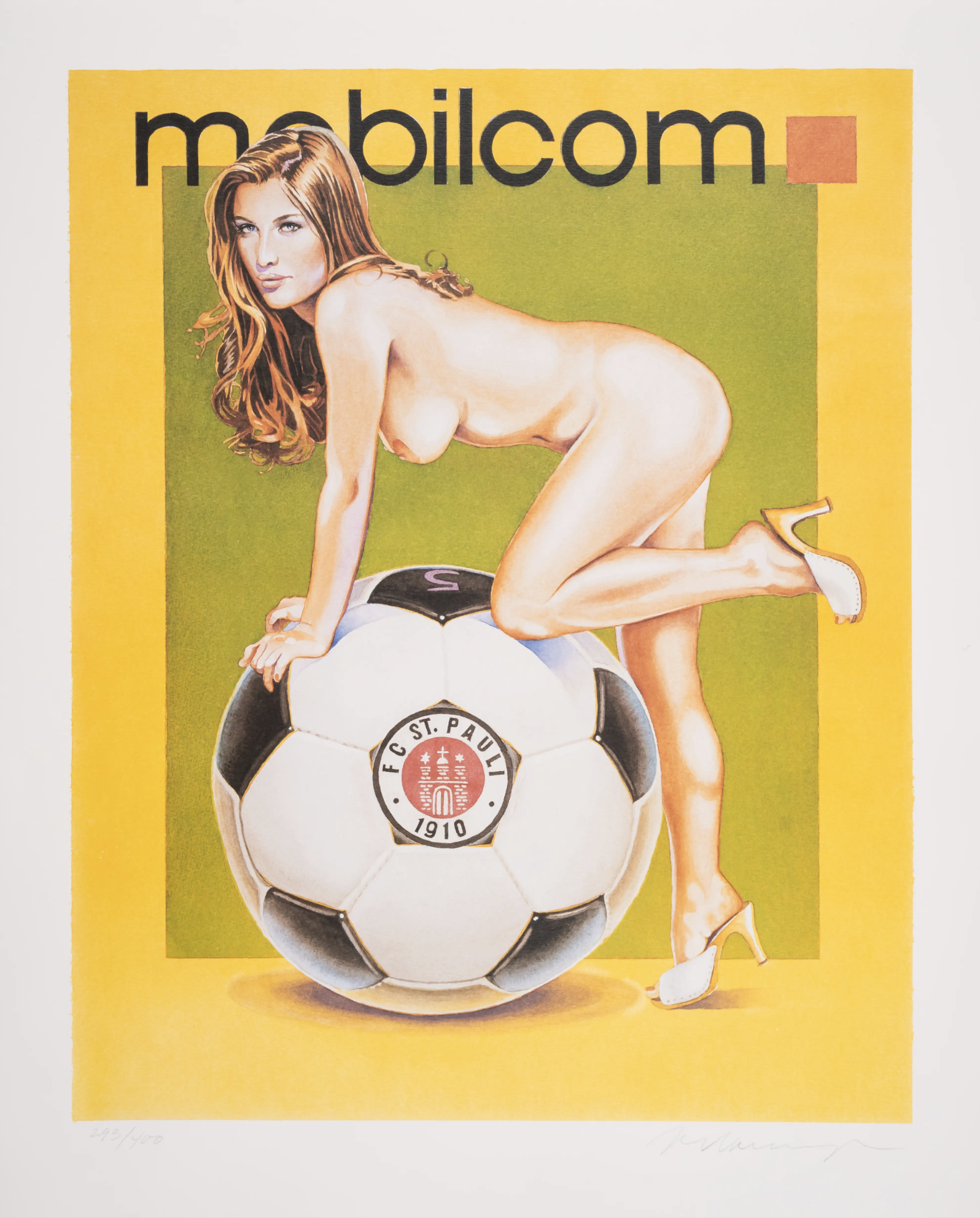 Mel Ramos – Mobilcom FC St. Pauli, 2003 – Impresión offset