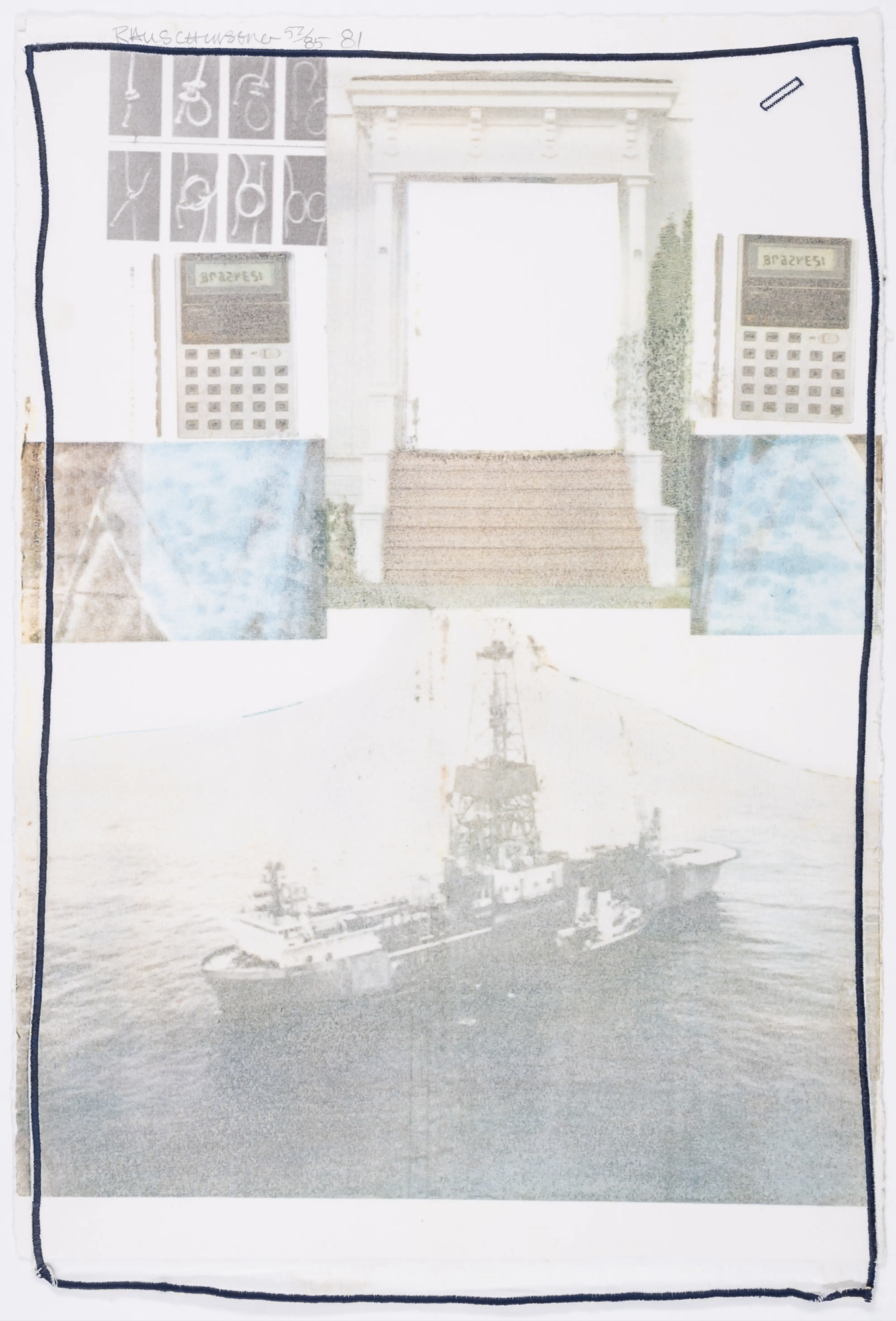 Robert Rauschenberg – Arcanum VII, 1981 – Collage