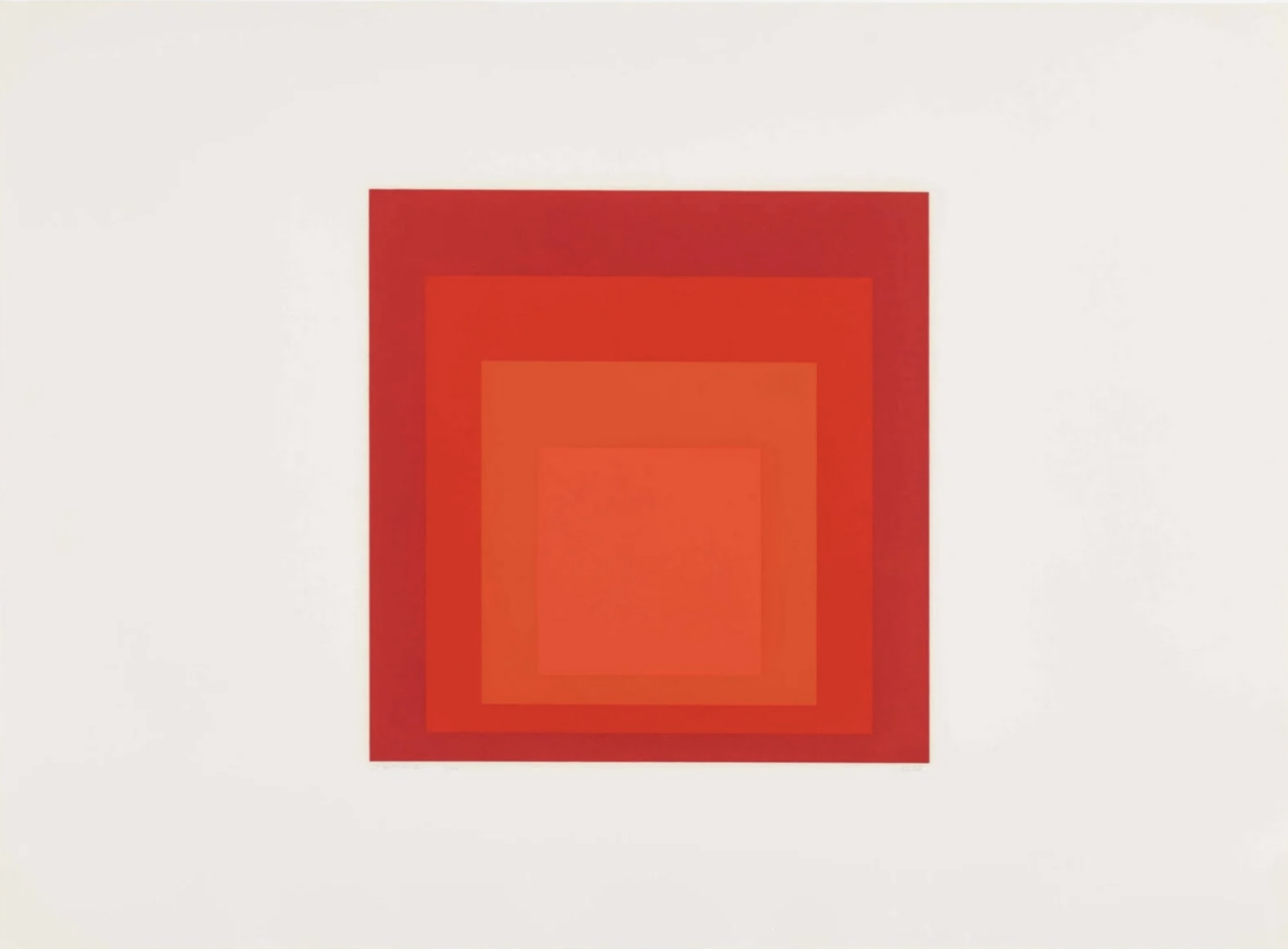 Josef Albers – JHM-II, 1973 – Screen-print