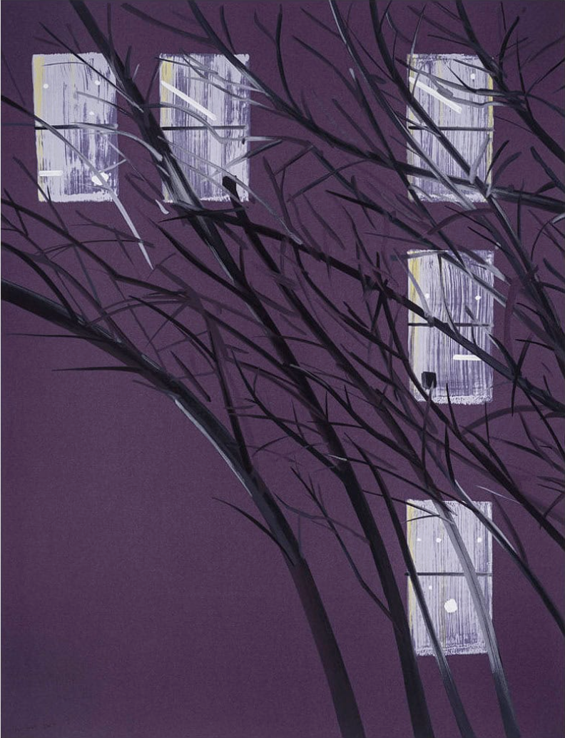 Alex Katz – Purple Wind, 2017 – Sérigraphie/Silkscreen
