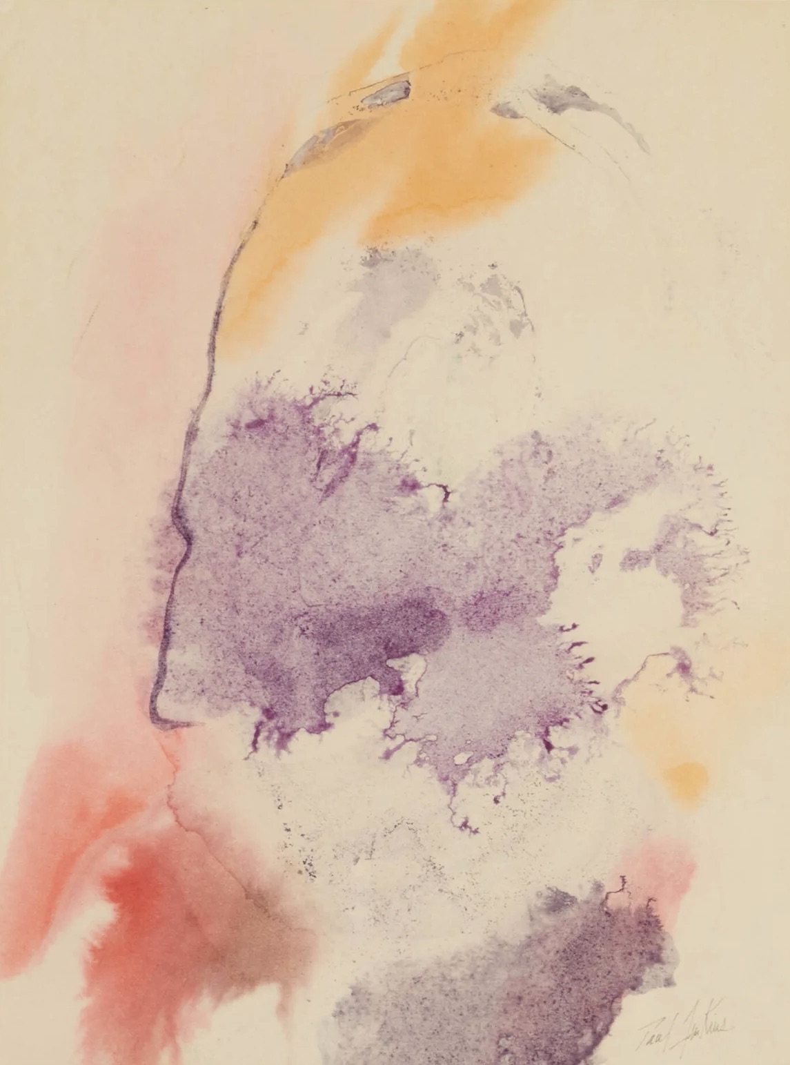 Paul Jenkins – Untitled, 1960 – Aquarell